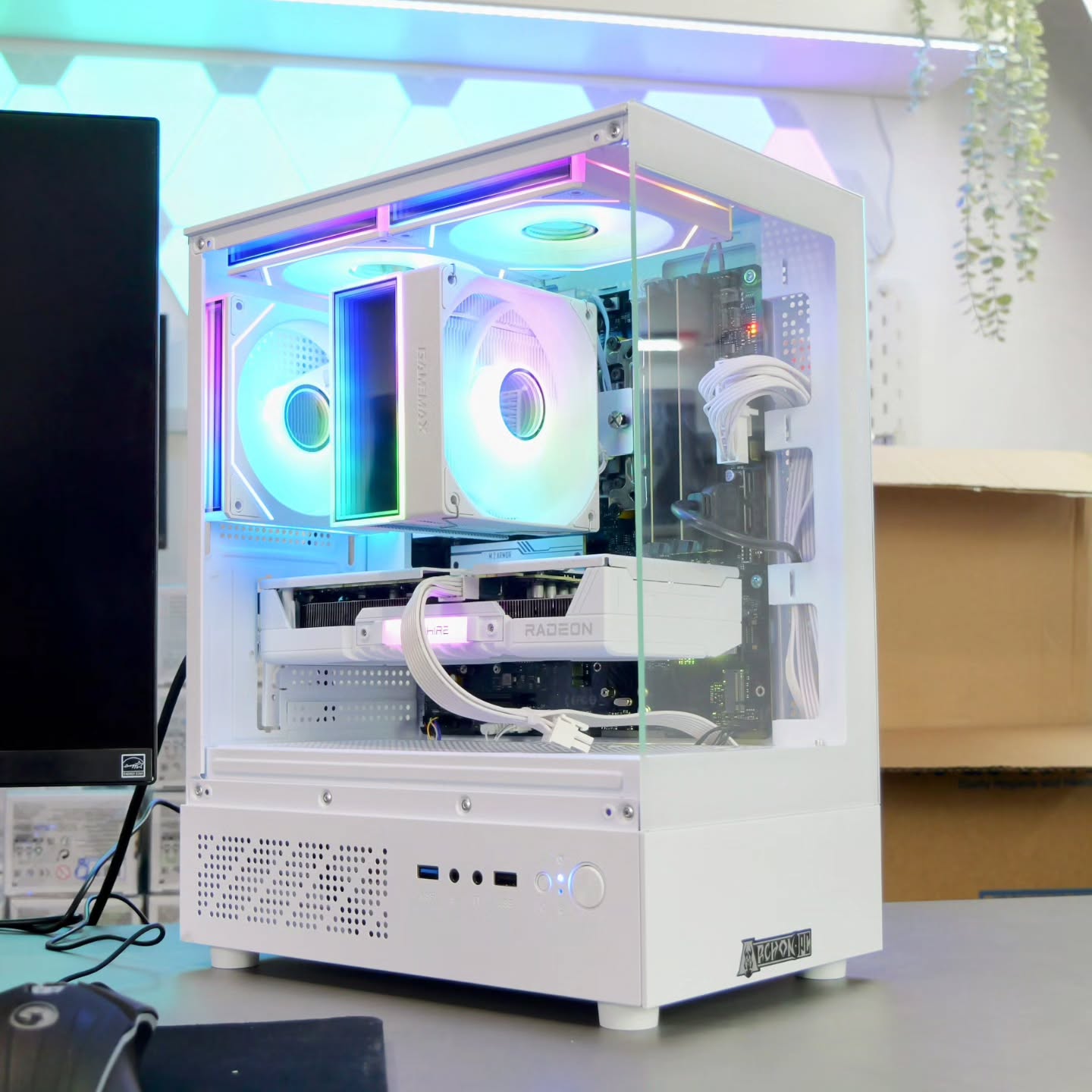 🚀 R5 9600X / 16GB / RX 9060 XT Gaming PC | Ready to Ship & Plug-and-Play
This build is In Stock and ready for a new home. No waiting for parts or long lead times—Arrange a collection or have it shipped to your door!
The Specs:
Case: RANGE
Processor (CPU): AMD Ryzen 5 9600X, 6 Cores / 12 Threads. 3.9GHz (5.4GHz Boost)
Processor (CPU) Cooler: 120mm Infinity Heatsink - WhiteMotherboard: A620AM
Memory (RAM): 16GB (2x8GB) DDR5
Graphics Card (GPU): AMD RX 9060 XT 16GB - White
Power Supply (PSU): 500W 80+ Bronze - White
Storage: 1TB Gen4 NVMe M.2 SSD
Operating System: Windows 11 Professional
Extras: FREE Mouse / Keyboard Combo, Power Lead, WIFI
Why buy this PC?
✅ Expertly Built & Stress-Tested
🎮 Plug-In & Play
💪 3-Year Warranty / 1-Year Parts
🚚 FREE UK Insured Shipping / Local Collection