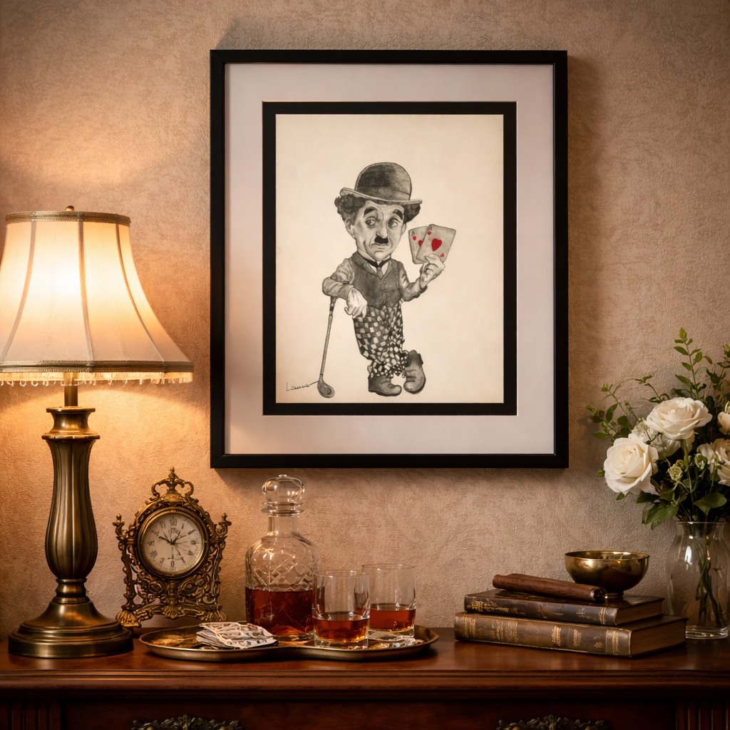 Une icône revisitée avec finesse et caractère.
À travers son trait, Laurca capte ici une présence intemporelle, entre élégance, humour et regard artistique.
Une œuvre qui trouve naturellement sa place dans un intérieur de collection.
#Laurca #ArtContemporain #CharlieChaplin #LAtelierUnik #ArtCollector
