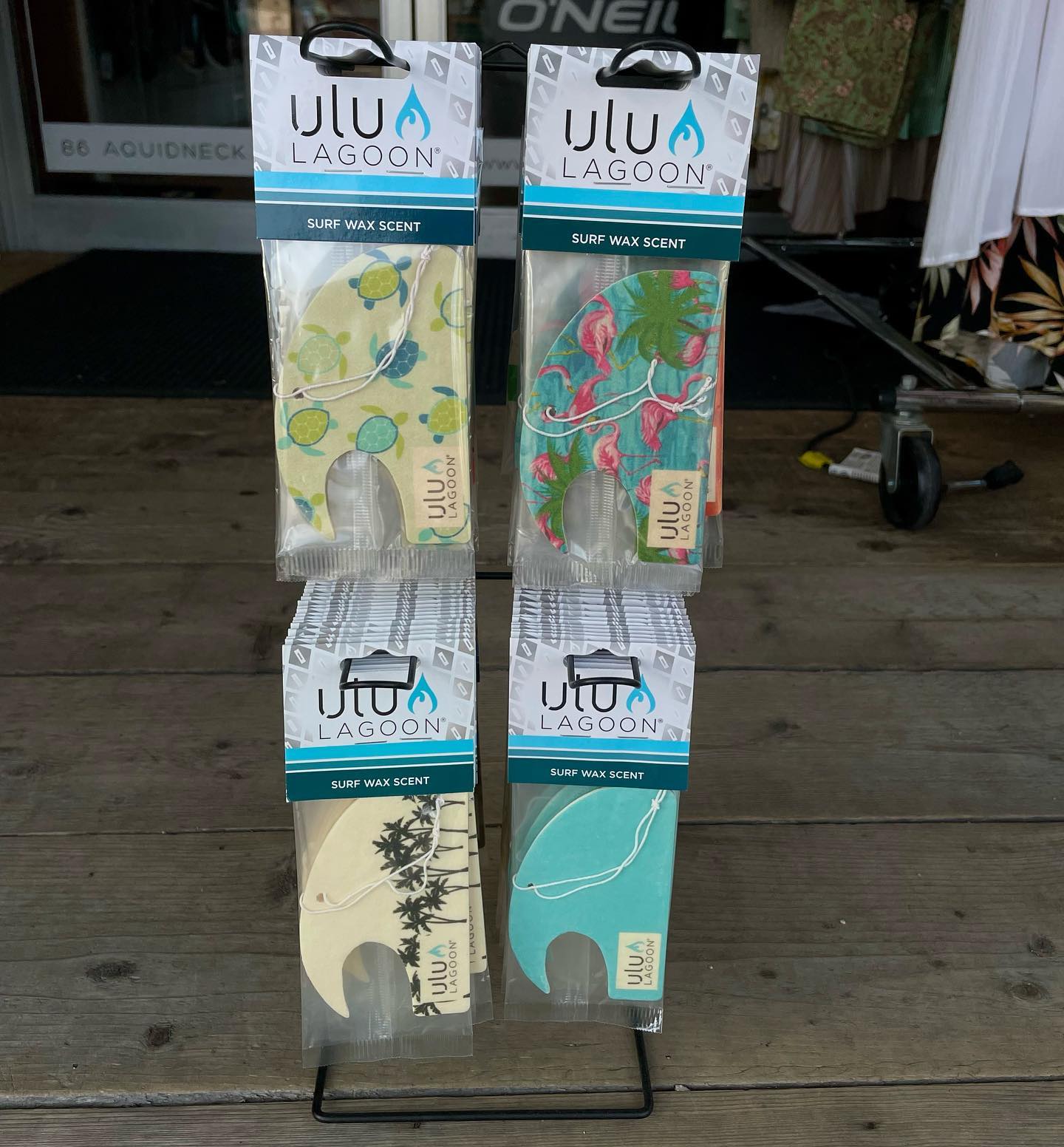 Ulu Lagoon Car Fresheners all stocked up! Come grab one for a beachy, coconut surf wax scent every time you sit in your car!
Store Hours:
•Monday—Friday 10-6
•Saturday: 9-6
•Sunday: 10-5