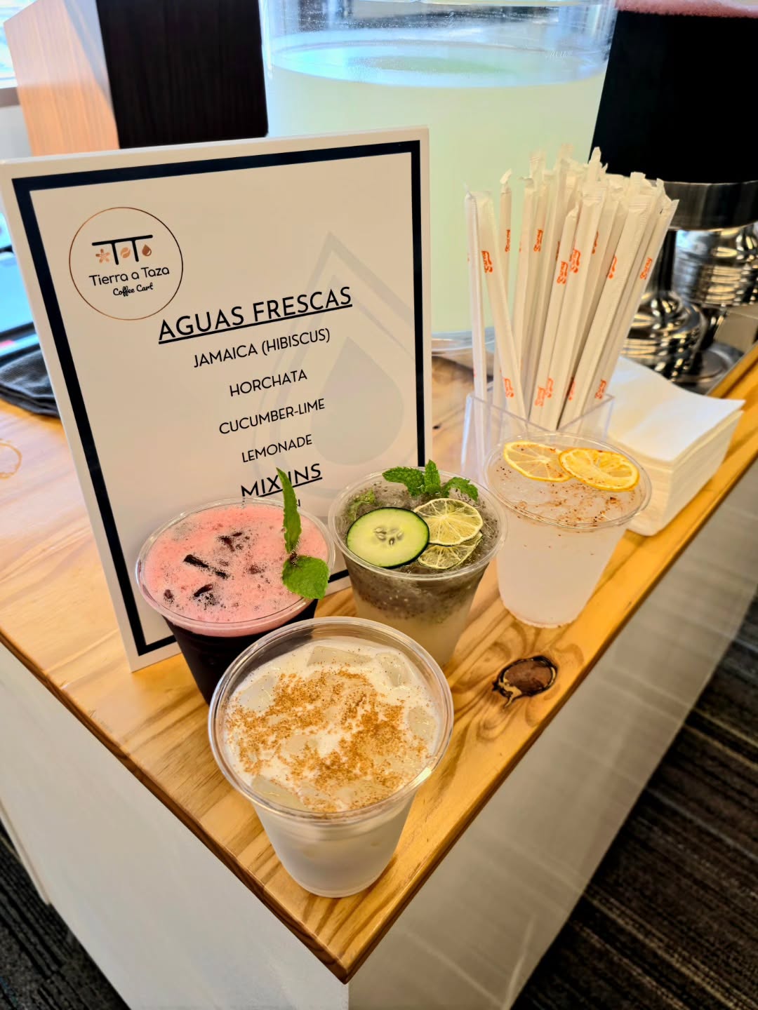We’re taking Aguas Frescas back to their roots:
100% scratch-made, seasonal fruit, and hand-dehydrated garnishes. No mixes, no shortcuts—just pure refreshment for your spring and summer events. ☀️✨
Whether you need a break from coffee or a total summer vibe, we’ve got the cart for you.
Book the cart for your next event!
🔗 Link in bio for inquiries.
#tatcoffee #tatcoffeelife #spring #summer