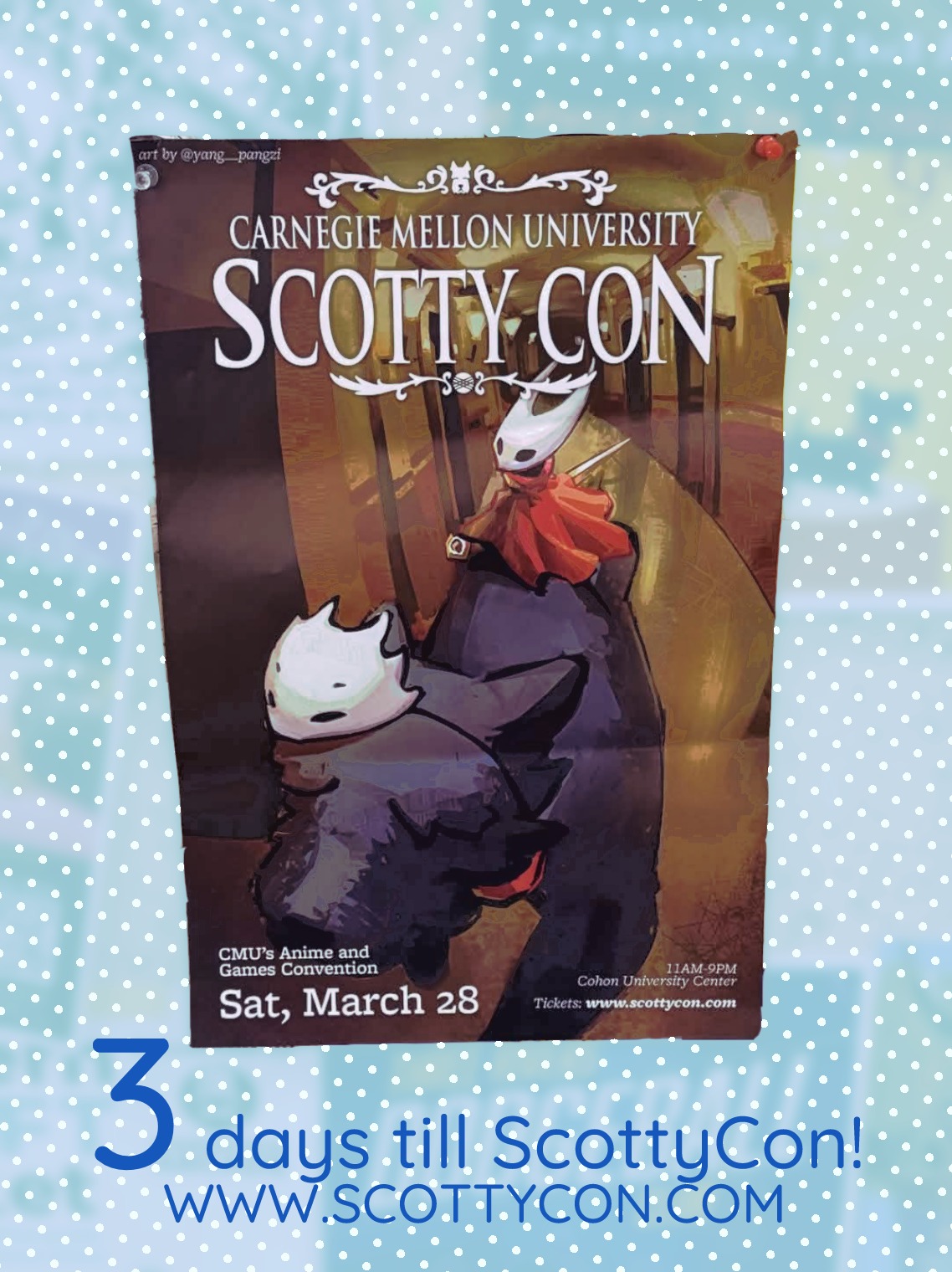 3 days till ScottyCon! Ticket preorders close tonight!
