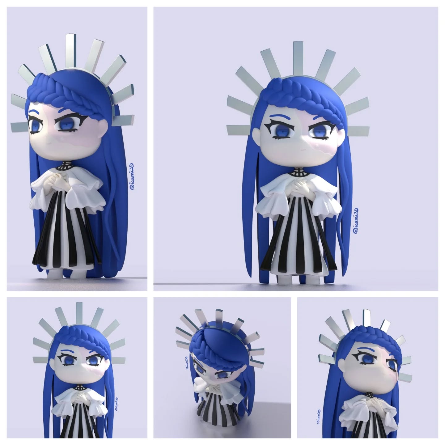 🇫🇷 Petits rendus de Gira-chan ! La prochaine sur la liste est Naima !
Retrouvez mes modèles 3D sur Cults3D 🖌️
🇬🇧 Few renders of Gira-chan ! The next one on the list is Naima !
Find my 3d model on Cults3D 🖌️
#giragira #ado #3dprint #3dmodel #3d