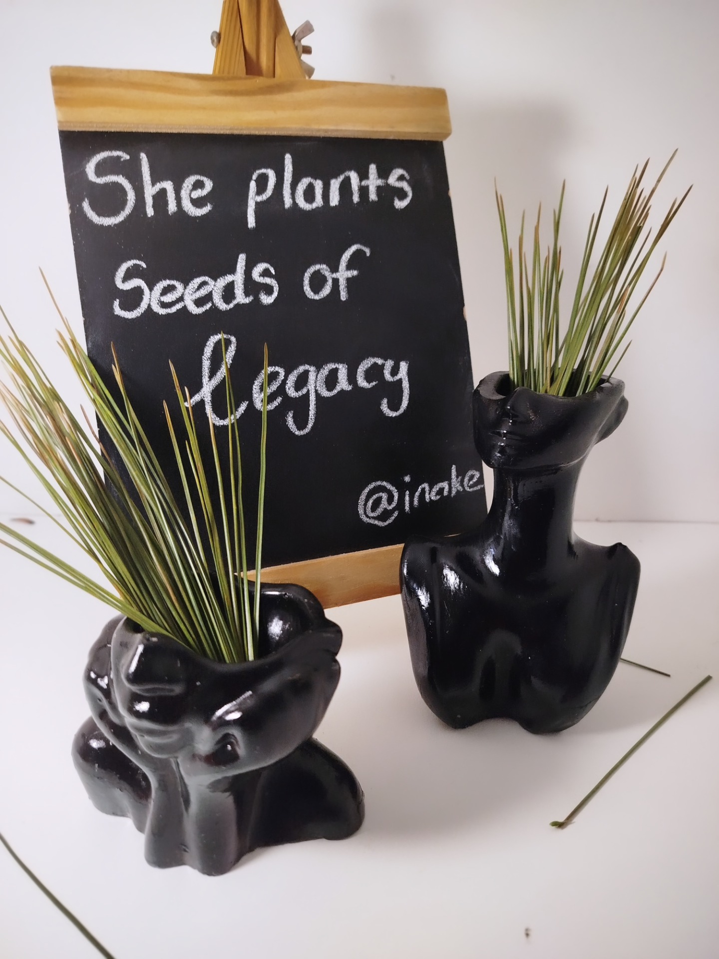 🌿✨ Black Twin Planters – Small & Medium 🌿✨
This Women’s Month, celebrate the nurturers, the dreamers, the builders. 💐
Because she plants seeds of legacy — and watches them grow. 🖤
🪴 A must-have for your home & heart!
#womensmonth #homedécor #planters #legacyinbloom #gardenstyle #blackplanters