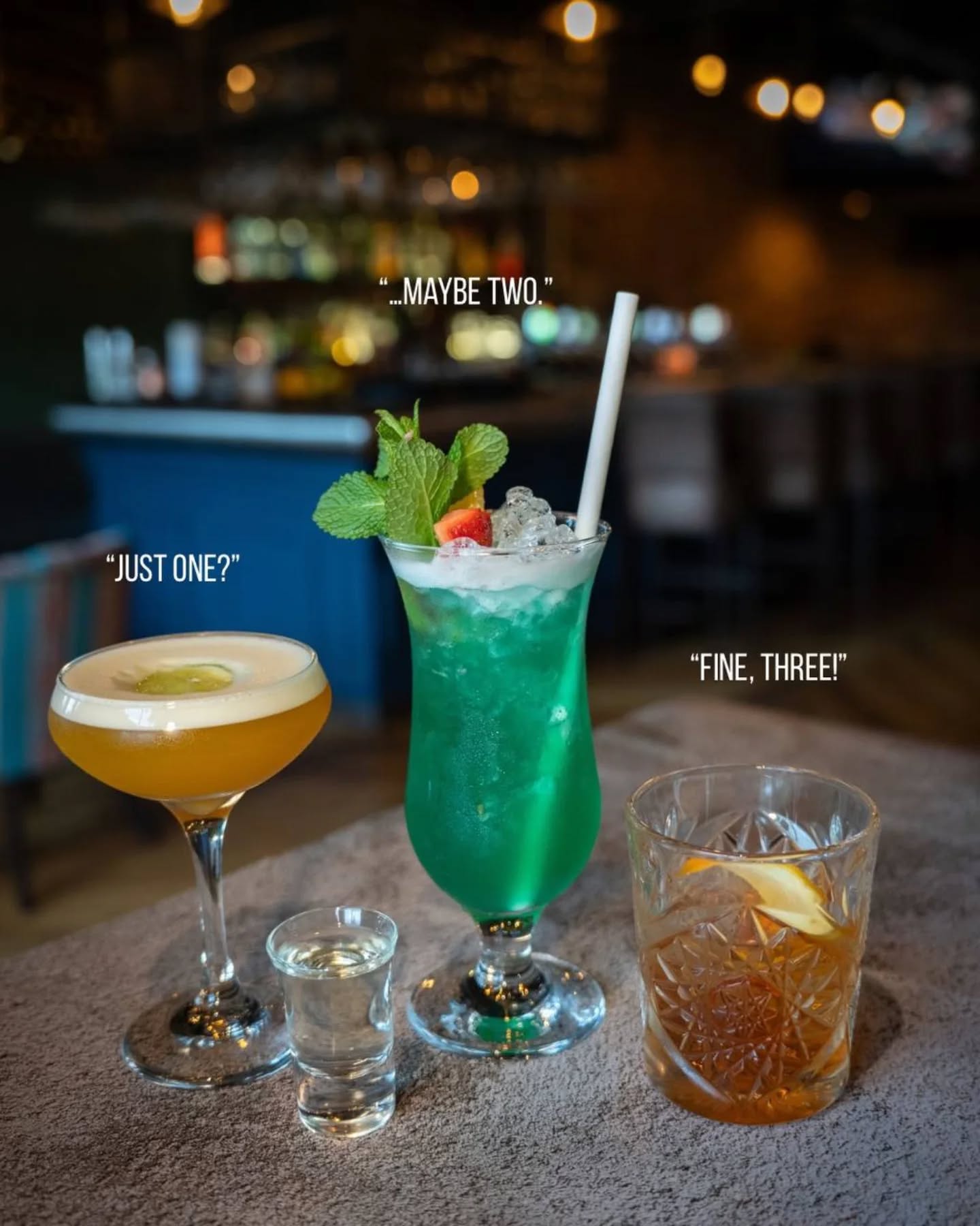 Weekend mode is on 🍸 One cocktail, maybe two, maybe three… we’re not judging.
#caponesgalway #thisisgalway #galway #restaurantgalway