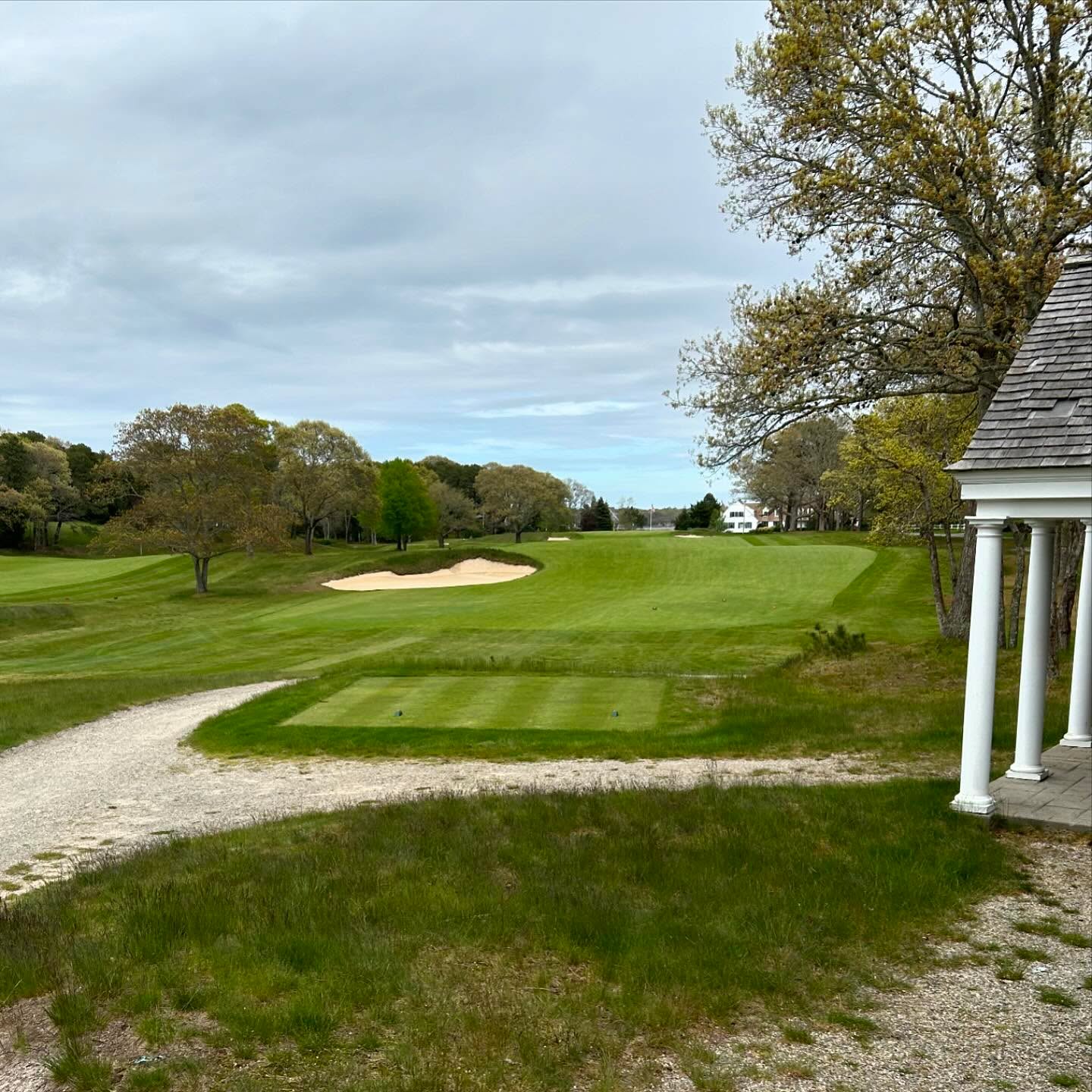 Friday afternoon spin around Oyster Harbors Club. A few three putts out there on these massive Donald Ross greens!