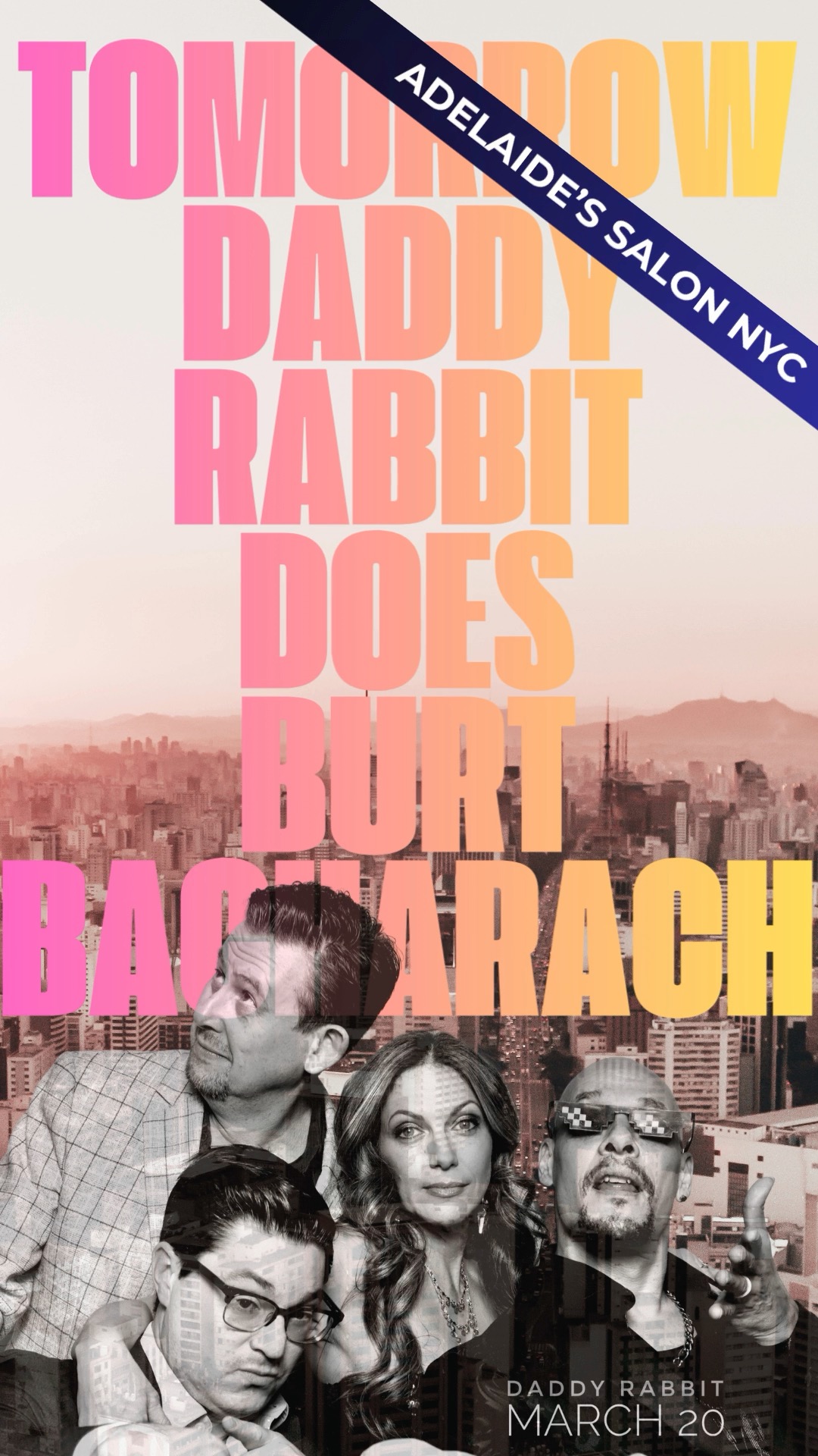 Misha's piano never fails to inspire me, move me and wash away any worries. He drags us into the present moment with his passion and virtuosity. You can see him and the band live and direct at Daddy Rabbit NYC tomorrow eve as we once again stand with the band.
TICKETS: https://daddy-rabbit.turntabletickets.com
#nyc #nycmusic #burtbacharach #livemusic #jazz