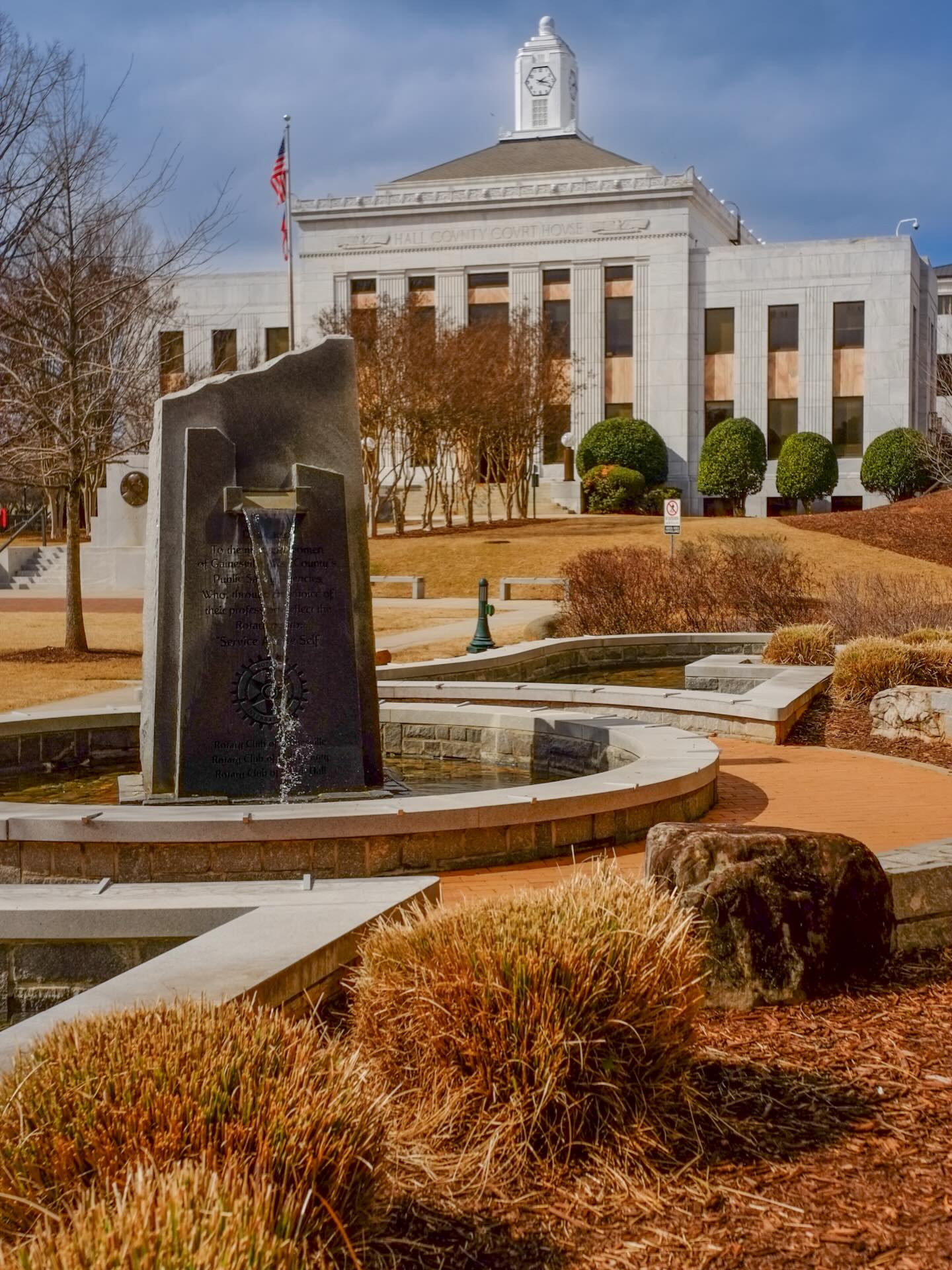Gainesville is a lovely town. #GainsevilleGA #FranklinDelanoRooseveltSquare #FujifilmXE1 #Viltrox28mmf45
