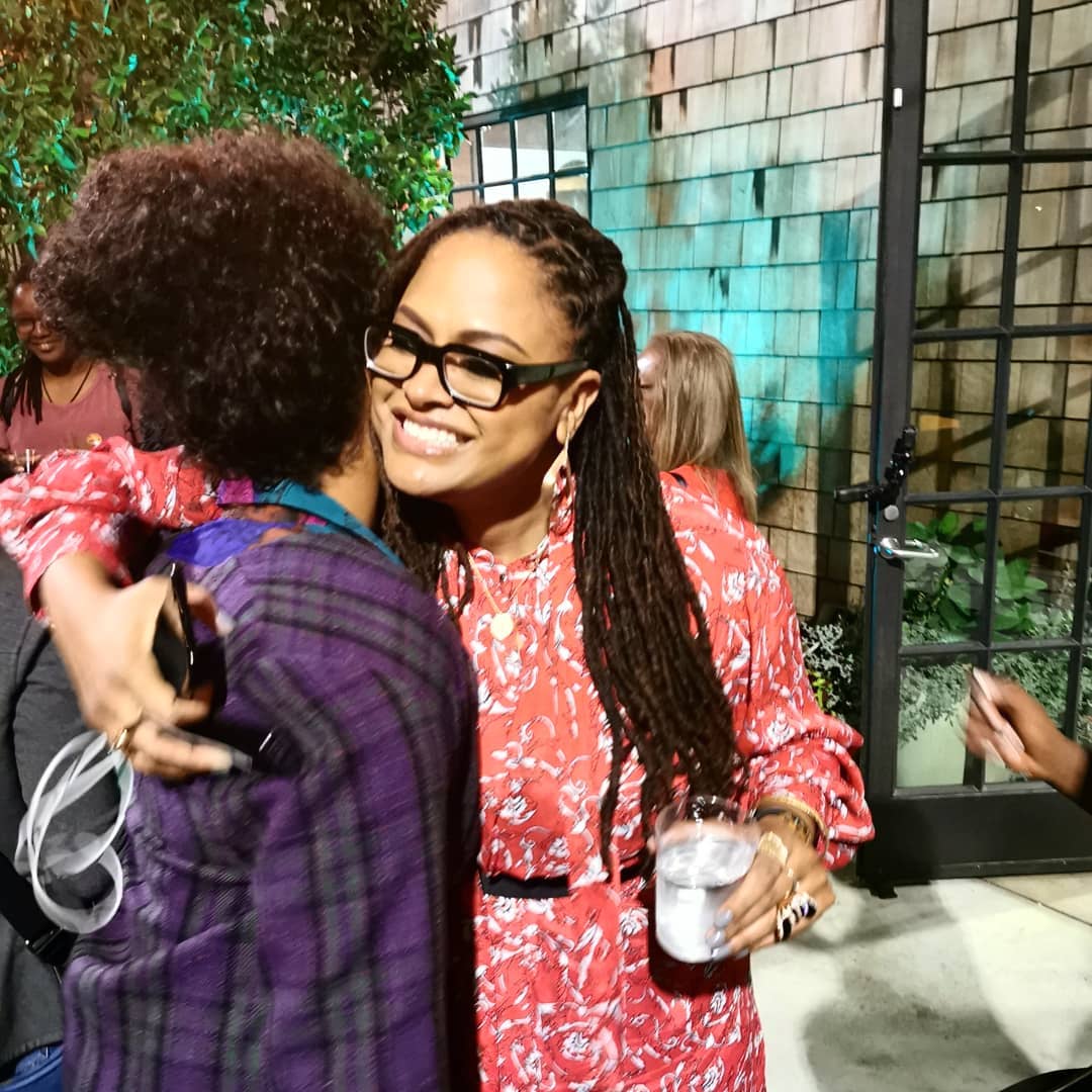 I could go on and on, about what this pic means! Not sure if an actual caption is needed, especially since I am kinda groggy, but at the same time on a creative high and in a flow, a haze... But just in case.. Such an inspiration and so much love!
Thats what she, @ava and @arraynow represent to me. Love for stories and love to inspire and unite. And that's exactly what happend today. โจ
Tonight Ava's production company @arraynow launched Array 360. An amazing initiative, full of amazing film screenings while bringing people together! And this lady right here, yea.. We met for the first time last year during the @afropunk solution sessions in Brooklyn, while she was out in NYC shooting @whentheyseeus And how amazing is it to see her again today and meet so many amazing artists, creators and filmlovers all under one loving roof: The home of all stories.. @arraynow