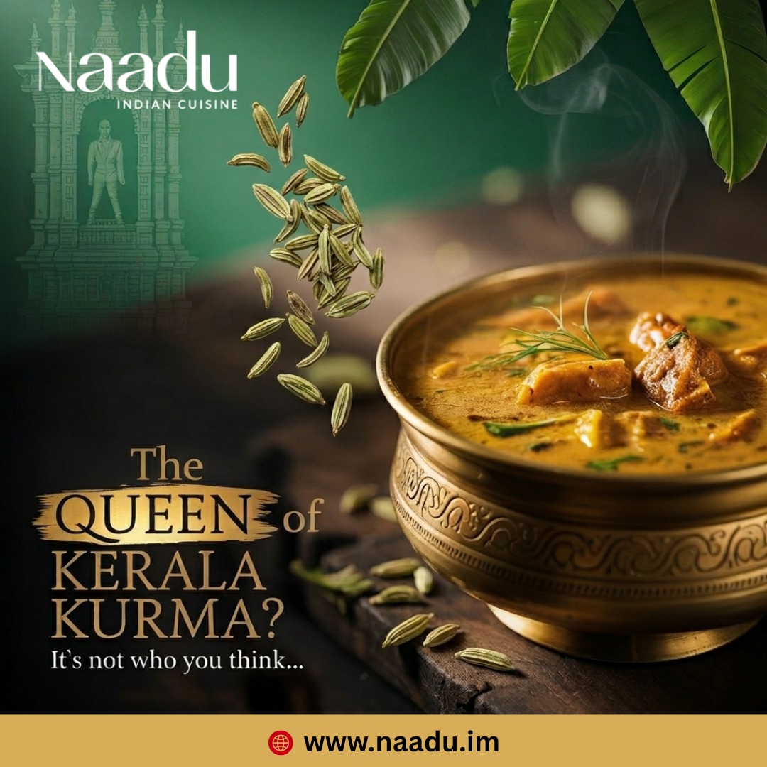 While North Indian curries often celebrate cardamom as the “Queen of Spices,” Kerala’s beloved kurma tells a different story. Here, fennel seeds known locally as Perumjeerakam take centre stage.
- They bring a gently sweet, refreshing herbal undertone
- They balance the richness of coconut-based gravies
- They create that unmistakable South Indian aroma
It’s this subtle yet distinctive flavour that gives a Kerala Kurma its signature character fragrant, layered and beautifully balanced.
Sometimes, the real star isn’t the loudest spice in the room.
https://www.naadu.im/
#SpiceFacts #KeralaCuisine #FennelSeeds #Perumjeerakam #IndianFlavours #SouthIndianFood #CurryLovers #FoodEducation #NaaduIOM #DouglasDining