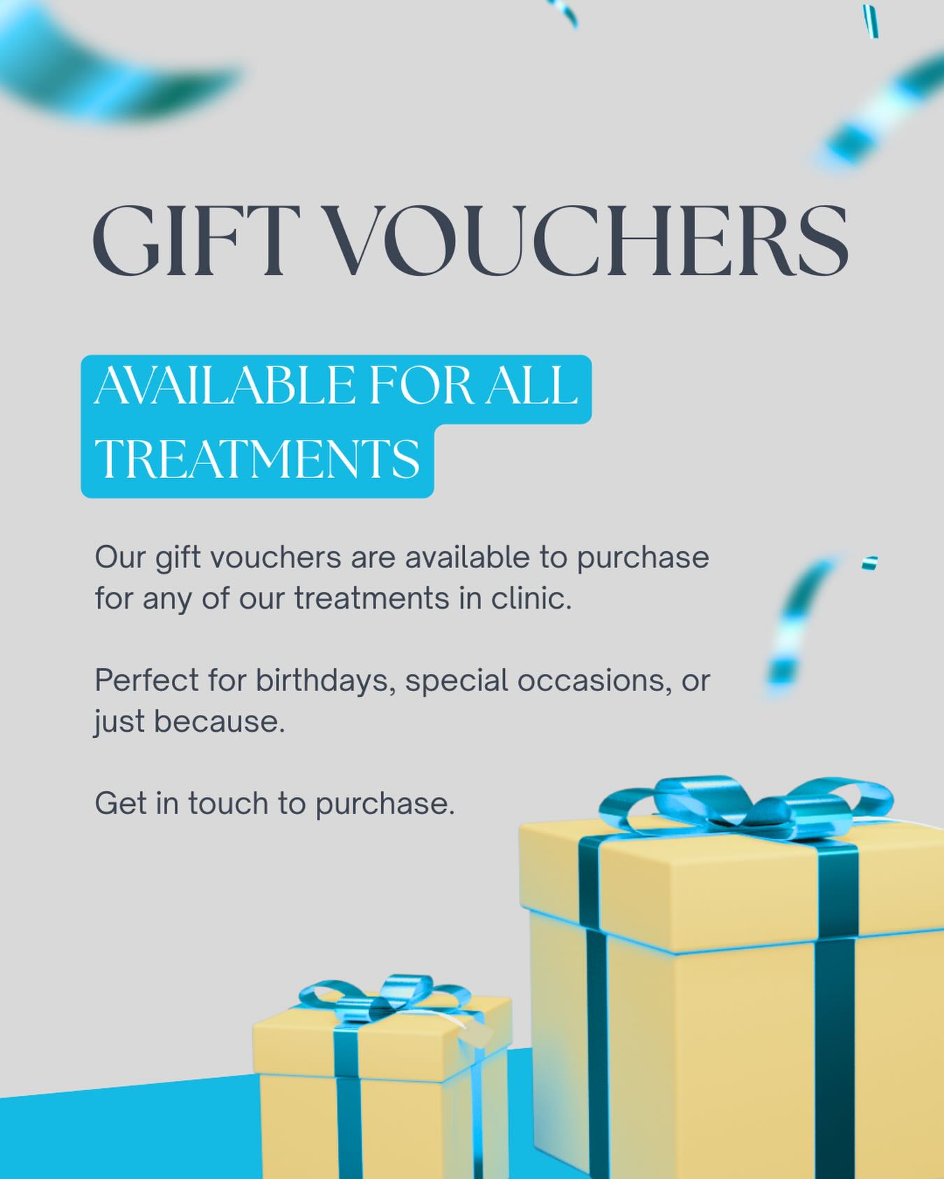 β¨ Gift Vouchers Available β¨
Looking for a thoughtful gift? We offer vouchers for all treatments in clinic - from osteopathy and sports massage to everything in between. π
Perfect for birthdays, celebrations, or simply helping someone take a little time for themselves.
If youβd like to purchase a gift voucher, get in touch using the details below. ππ»
π 01634 710292
π₯ info@chosteopathy.co.uk
π www.chosteopathy.co.uk
#Osteopathy #MSKHealth #CHOsteopathy #GiftVouchers