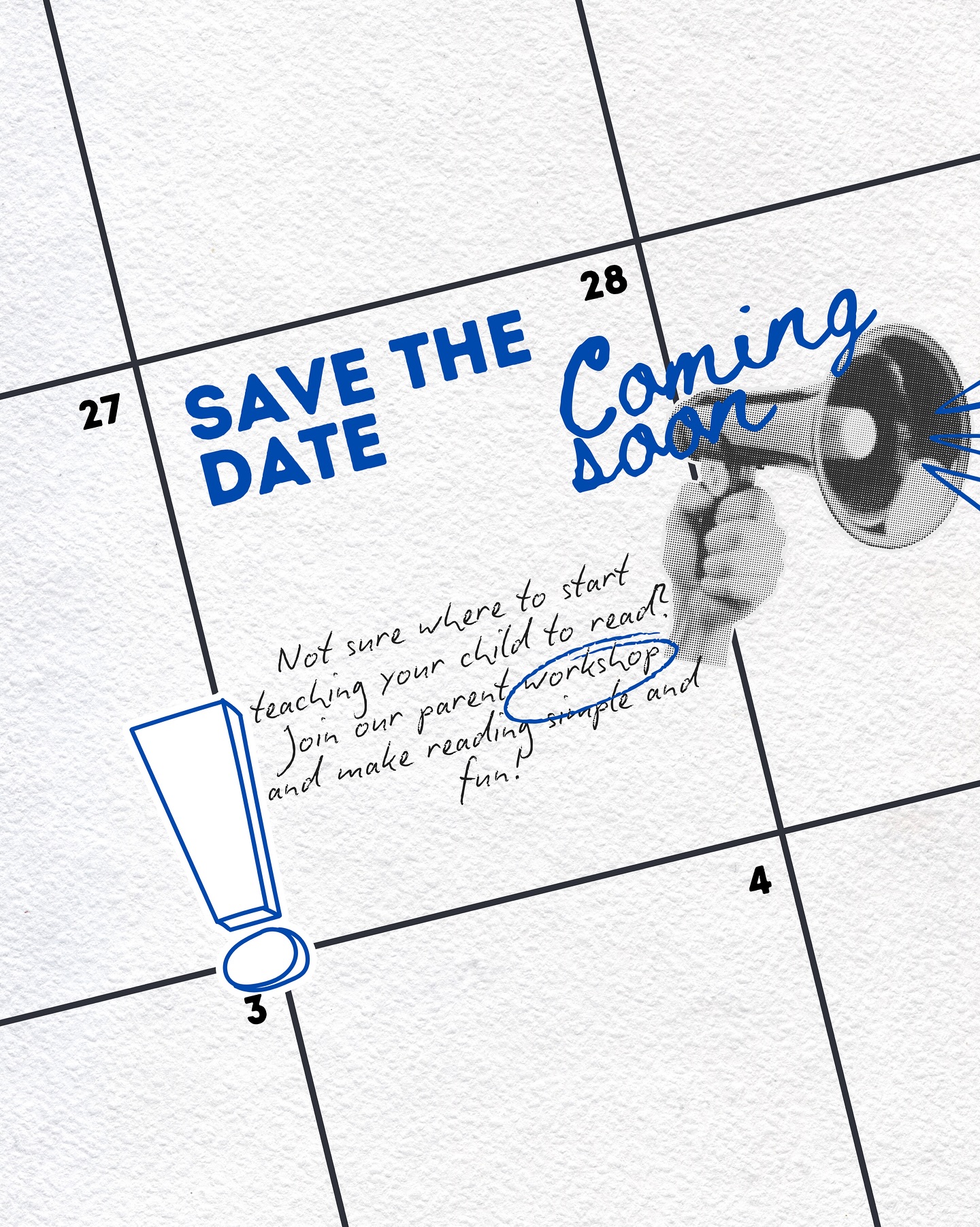 Join our parent workshop this Saturday - 28 March 2026