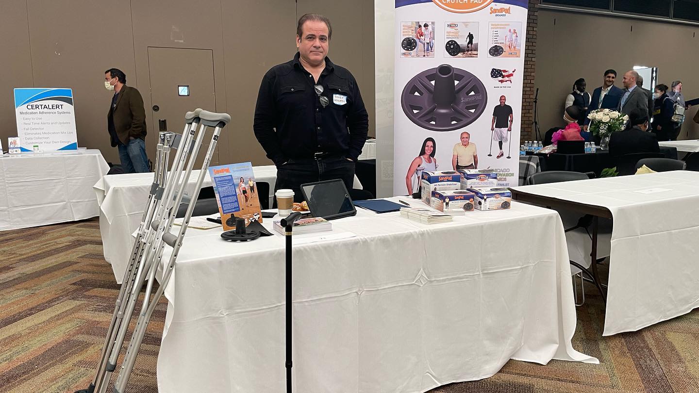 Another year, another health care expo. At UIC Diversity Healthcare Expo thanks to the invitation of Calvin Earl Flowers and Dennis Daniels of the Chicago Inventors Organization. Thanks gentlemen! #mobility #innovation #recreation #disability #handicapable