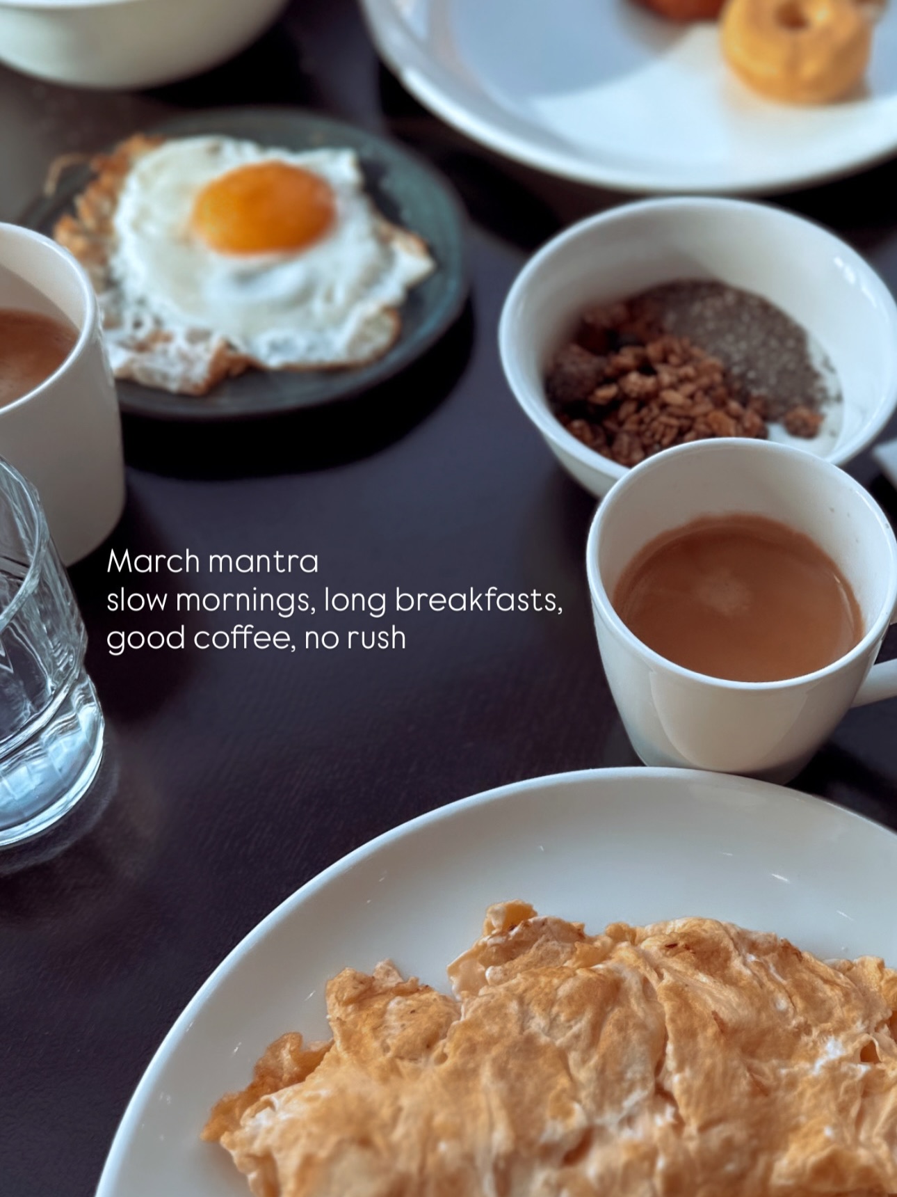 🌿 March Mantra - spring 21.03.26
• Slow, intentional mornings
• Quality time with family and friends
• Moments of retreat and quiet reflection
• Early nights and restful sleep
• Nourishing my body with good food
• Moving my body with care and consistency
• Letting go of what no longer serves me
• Embracing calm, clarity, and balance
• Spending more time in nature
• Protecting my peace and energy