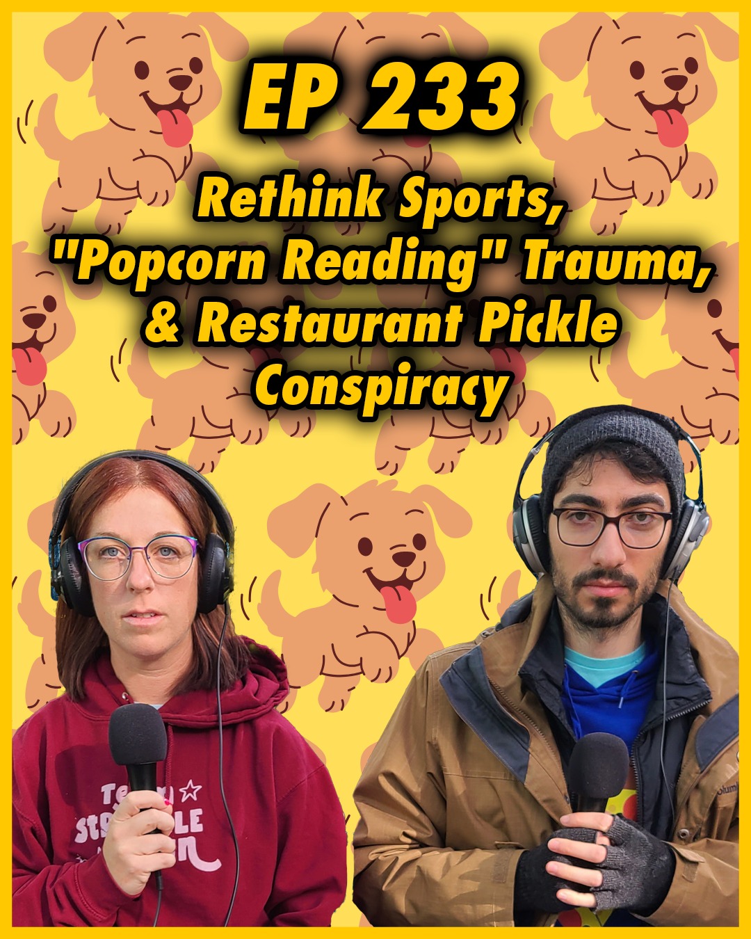 Visual Precap Ep 233 - Rethink Sports,�"Popcorn Reading" Trauma,�& Restaurant Pickle�Conspiracy