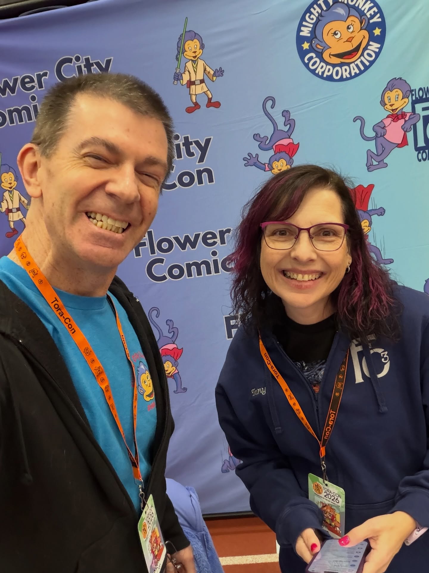 If you’re at @tora.con today stop by and say hi!