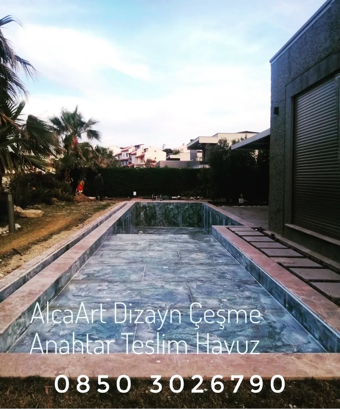 AlcaArt Dizayn Çeşme Yapı dekorasyon inşaat taahhüt.
Havuz inşaatı. Anahtar teslim havuz. #cesmetadilat #cesme #alacati #çeşme #alaçatı #alaçatıtadilat #dalyanköy #çiftlikköy