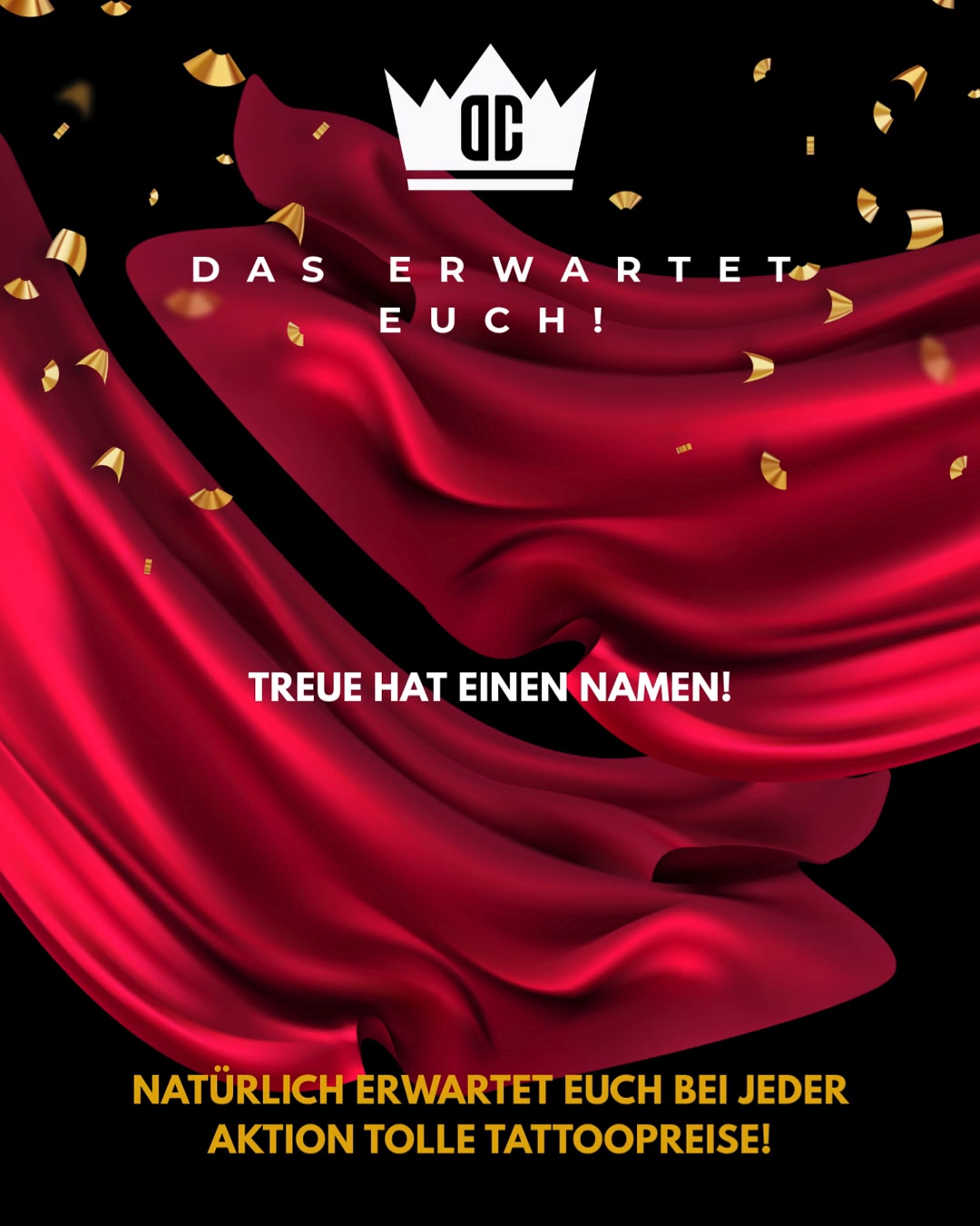 🖤 Am 1. April gehört der Tag EUCH 🖤
Ohne euch gäbe es keine 10 Jahre DC Tattoo an diesem Standort.
Ihr habt uns begleitet, vertraut, weiterempfohlen und eure Geschichten mit unserer Kunst verbunden – dafür möchten wir einfach Danke sagen. 🙏
Am 1. April ist unser Stammkundentag.
Wer bereits ein Tattoo von uns trägt, bekommt an diesem Tag ganz besondere Jubiläumskonditionen auf seinen nächsten Termin – als kleines Dankeschön für eure Treue und eure Unterstützung in den letzten 10 Jahren. 🖤
📅 Wichtig:
Die Aktion gilt nur am 1. April,
der Tattoo-Termin kann natürlich auch zu einem späteren Zeitpunkt stattfinden.
📩 Meldet euch gerne bei uns:
📱 WhatsApp: 0664 75138989
✉️ Mail: office@dctattoo.eu
📍 DC Tattoo, Bahnhofstraße 34, Zeltweg
Wir freuen uns darauf, diesen besonderen Tag mit euch zu feiern! 🖤
#DCTattoo #Stammkunden #Danke #10Jahre #Jubiläum #Zeltweg #Tattoo