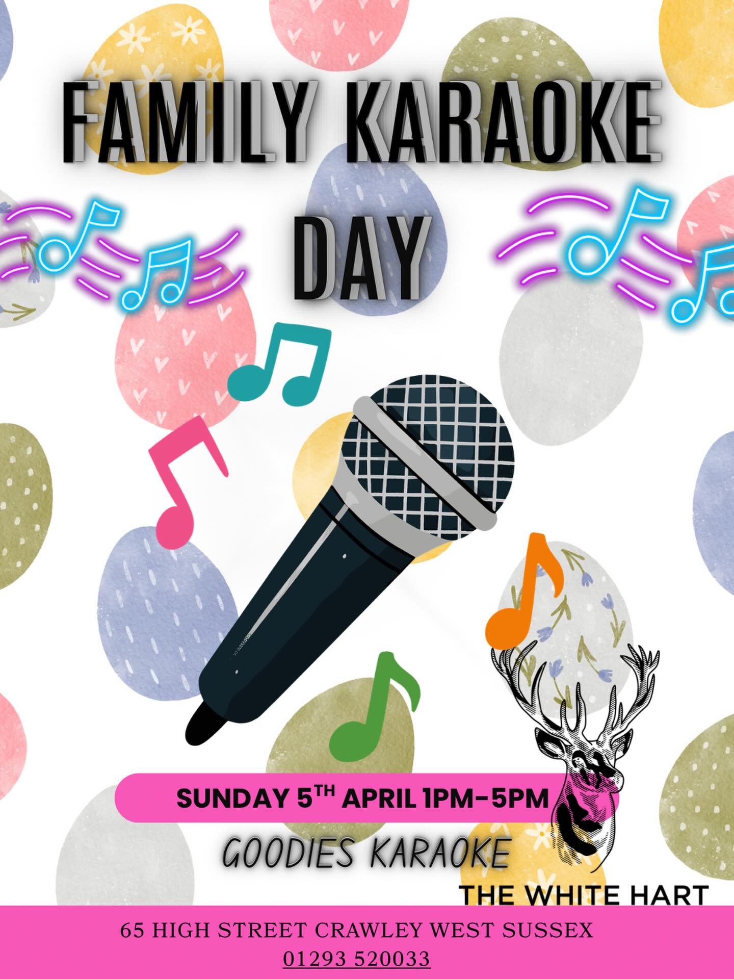 Easter Sunday Family Karaoke from 1pm!
