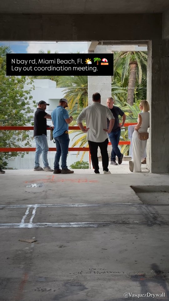 You know the funny thing about systems and protocols?
It’s the rinse and repeat.
Here we go again—back over layout before framing starts. And you might ask, why Nico? Why is @vasquezdrywall so serious about these O.A.C meetings? Owner, Architect, Contractor.
Because every single layout inconsistency needs to be addressed before the next phase begins. Owners’ reps, architects, interior designers, and contractors all need to be aligned so the field is not left guessing later 📐
If we solve these items early, we prevent unnecessary change orders, delays, and bottlenecks of information. That is how we build—with intention, purpose, and coordination 🏗️
Through this constant process of rinse and repeat, we have built a critical path checklist that plugs into the high-end luxury firms we partner with. Why? Because when a system makes sense, and it has proven itself time and time again, the only thing left to do is make sure everything falls into place.
🧠 Architect: @kobikarp
✨ Interior Design: @kaspary_interiors
🏗️ General Contractor: @barrondevelopment
🔨 Interior Build-Out: @vasquezdrywall
Captured from above by @dronephotographymiami 🚁
Do you want to ensure a proper quality job with a responsible drywall contractor? Look no further. @vasquezdrywall is here to help you out.
We provide the following services for residential and commercial projects: Logistics Metal Framing Drywall Installation Level 4 & 5 Finish
🗣 Contact information below President & CEO: Nicolas Vasquez 📱 305-219-5016 🌐 www.vasquezdrywall.com 📸 @vasquezdrywall ✅ Licensed & Insured
#Vasquezdrywall #LuxuryConstruction #SouthFloridaLuxury #HighEndBuilders #MiamiLuxury