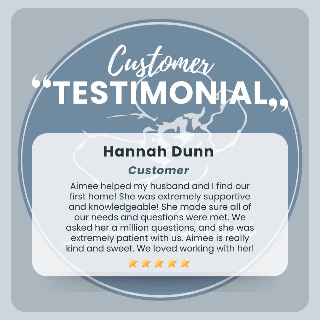 TESTIMONIAL TUESDAY!
Thank you so much Hannah for your kind words and wonderful review!
On the fence about hiring a Realtor?
Well, don't just hire any Realtor. Hire a seasoned Realtor who connects with their clients in special ways.
#georgiamls #gamls #georgiarealestate #aimeemcbrier #aimeemcbrierrealty #pathfinderrealty #stapletonmedia #ncbor #realestatetestimonials @pathfinderrealtyga