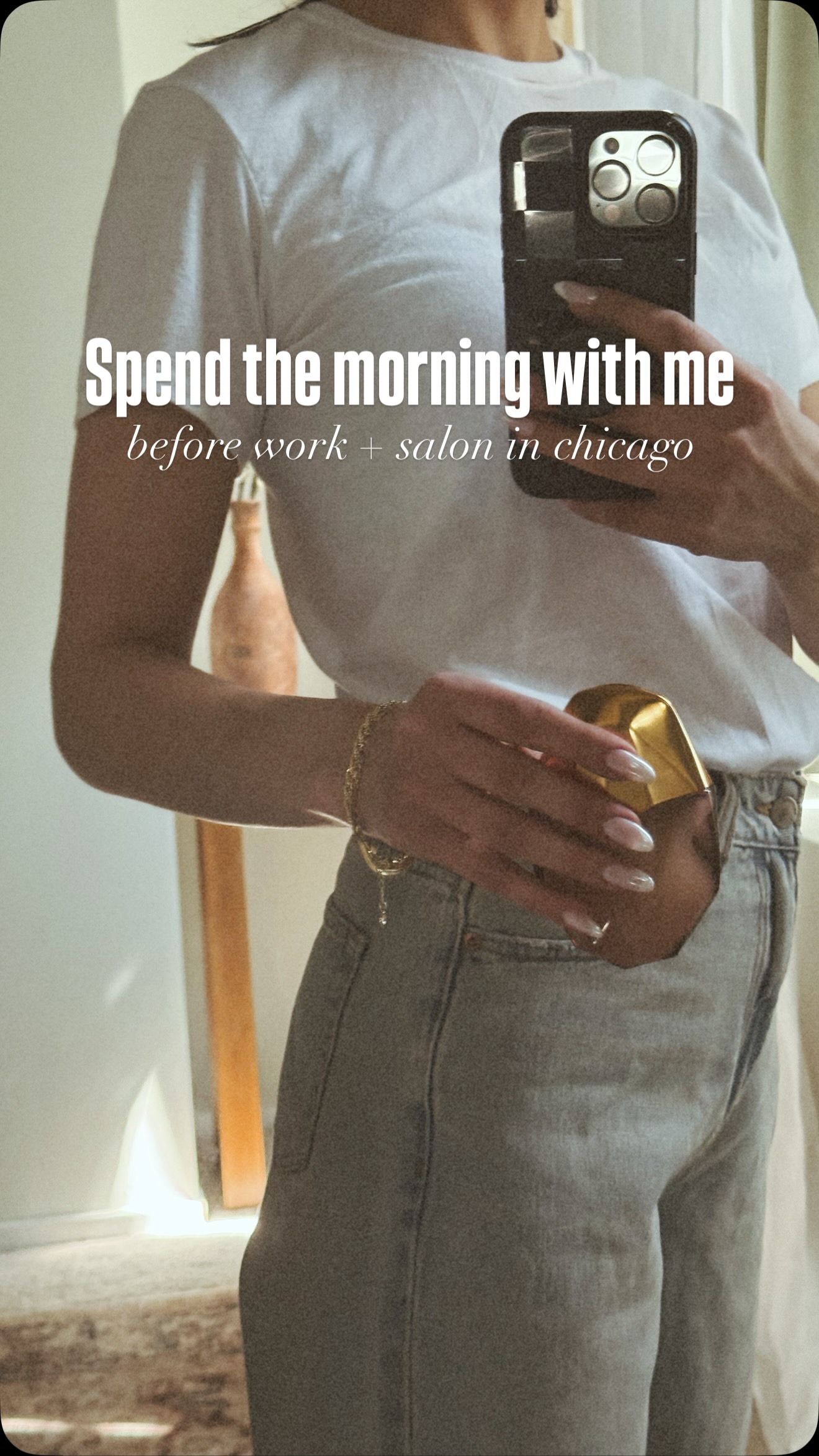 mornings lately ☁️
5-9am before work + salon days in chicago
#chicagogirl #morning #chicagosalon #grwm #westloop