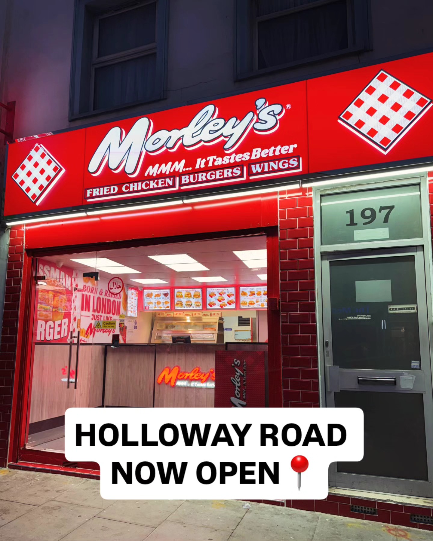 NEW STORE OPENING
Back better than ever
197 Holloway Road, London, N7 8DJ
#morleys #anniversary #arsenal #friedchickenwings