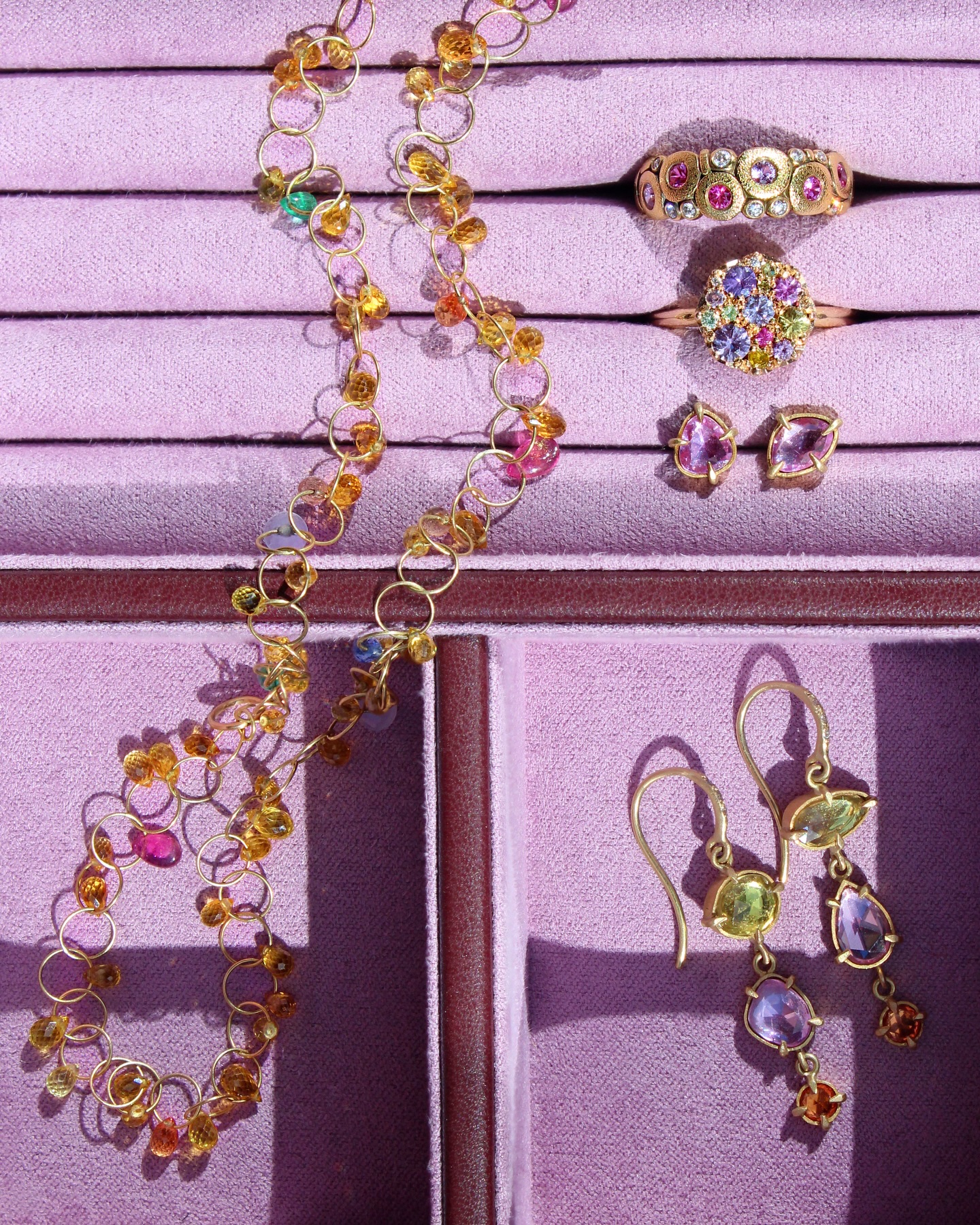 Pastels for Spring? Perfect! 🥹🥲🩷💖🎉💐🌷
#spring #pastels #sapphires #ooak #briolette