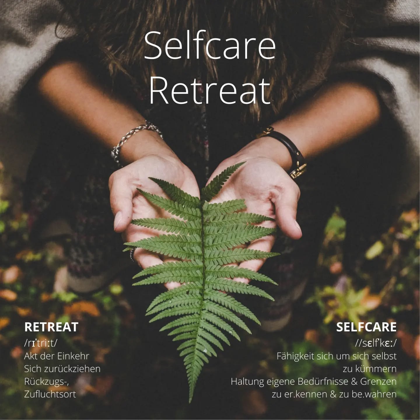 Zeit für Rückzug.
Zeit für Integration.
Zeit für Inspiration.
Zeit für Zukunftsvisionen.
Zeit für Selfcare.
Zeit für dich.
Wir freuen uns auf unsere gemeinsame Zeit 🤗
Early Bird bis 5.5.24
Anmeldung via Link in der Bio.
Fragen wie immer via DM, Mail oder Brieftaube 🕊️