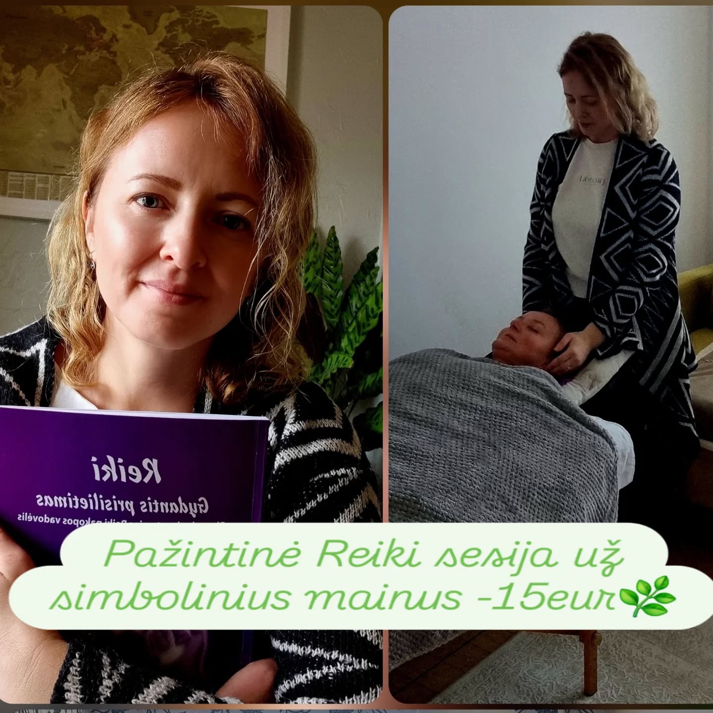 Kviečiu susipažinti su Reiki terapija - japonų kilmės energetine praktika.
Sesijos metu balansuojami energetiniai srautai kūne, harmonizuojamos emocijos. Nuskanuoju pagrindinių organų energetinę būklę ir pasidalinu savo įžvalgomis.
Sesijos vyksta gyvai Vilniuje arba nuotoliu. Trukmė apie 1val.
Simboliniai mainai 15eur🌿
#Reiki #online #live #bodyscan