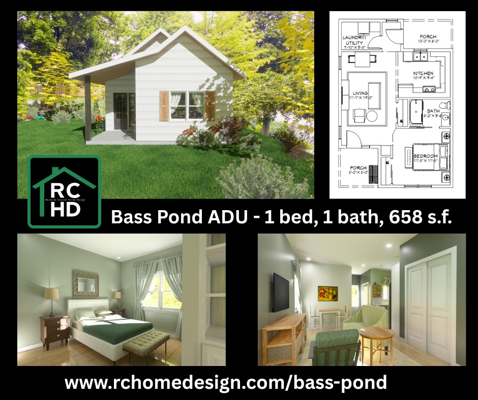 🏡 Looking to add space without building big?
Meet Bass Pond—one of our Boutique ADU plans, perfect for a guest house, granny pod, or the first step in building your own family compound.
With 1 bedroom, 1 bathroom, and under 700 square feet, it’s a smart, flexible solution for multigenerational living or private guest quarters.
📐
Designed by RCHD and ready to hand off to the builder of your choice—no waiting, no guesswork.
Contact us to learn more about Bass Pond or view the full Boutique collection!
www.rchomedesign.com/bass-pond