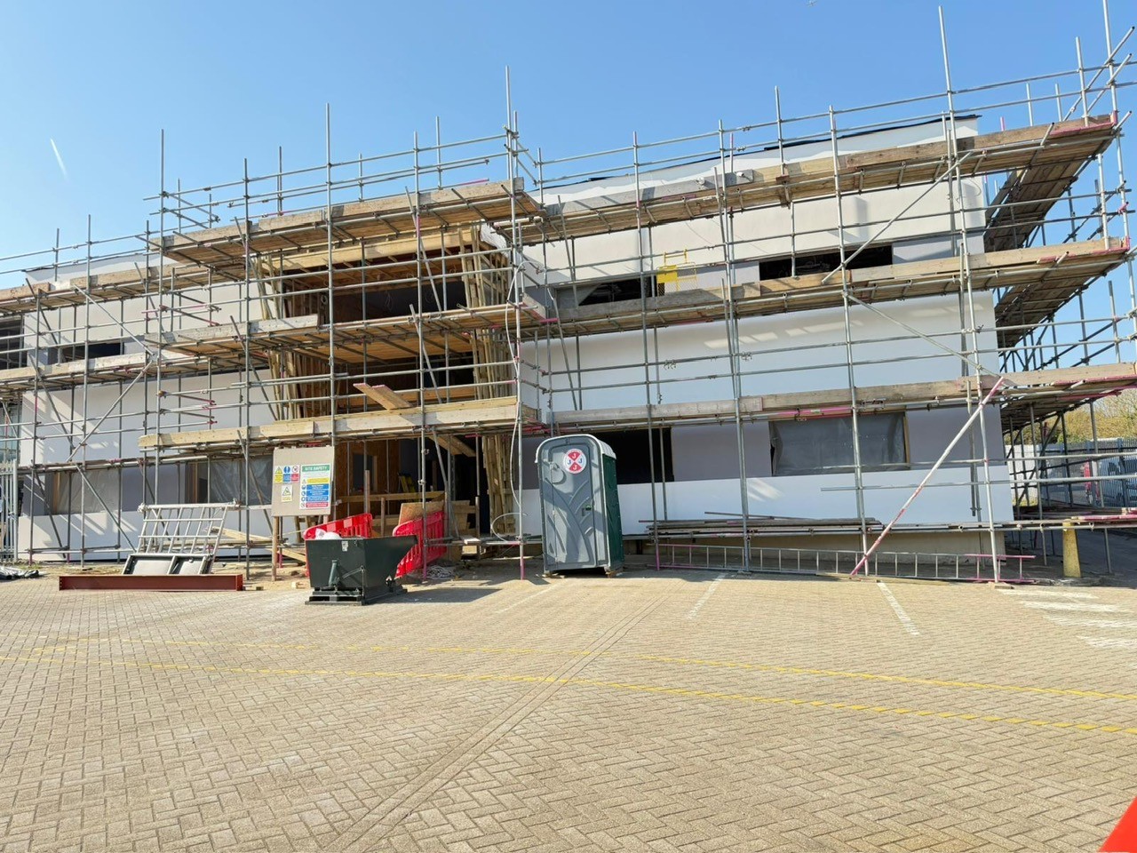 Progress inside and out at our Rochester Factory
Services and ceiling systems are going in, while the external render is now giving the building its finished look.
This is where everything starts to come together.
#Construction #FactoryBuild #RochesterFactory