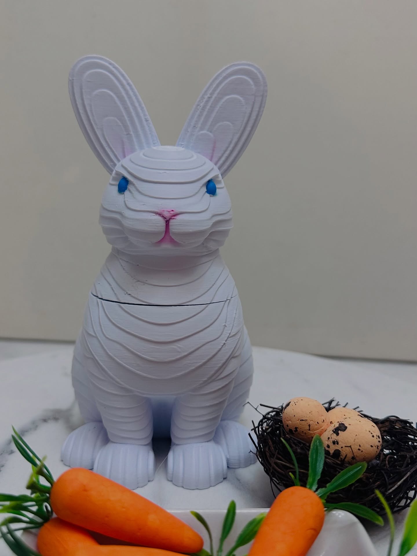 Ainda tá em tempo!!!
Peças a pronta entrega para presentear seus amores nessa Páscoa, com muita doçura e peças q ficarão eternizadas 🤎
Tigela Amarela • 89,00
Coelho Surpresa • 126,00
Coelha Retrátil • 158,00
Tigela 2 Coelhos • 87,00
* Chocolates são meramente ilustrativos.
Mas se quiserem, posso comprar e enviar com os bombons com adicional de 20 reais.
#pascoa #pascoa #chocolate #feitoàmão #bambulab