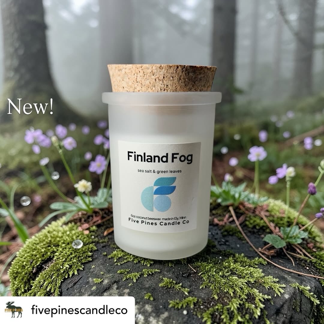 Finland Fog. 🇫🇮 A new candle scent by @fivepinescandleco.
••••
Don’t you love those foggy mornings?
our foggy start here in the north is the perfect Segway to introduce our new newest Nordic candle
Ozone • Orange • Sea Salt • Green Leaves • Freesia • Tonka • Amber
In the quiet north of Finland, morning begins with a veil of mist drifting across still lakes and pine-lined shores. The forest holds its breath as the fog rolls softly through the trees, carrying the scent of cool air, wildflowers, and distant water.
Finland Fog captures that fleeting moment when the world feels hushed and untouched. Bright citrus lifts through the cool ozone air while sea salt and green leaves echo the wild Nordic landscape. Soft freesia blooms in the mist before settling into a warm, lingering base of tonka, amber, and musk.
Clean, mysterious, and deeply calming, this fragrance feels like standing at the edge of a silent northern lake while the fog slowly lifts to reveal the forest beyond.
It’s not a floral scent but an ozonic airy sea salted and uplifting mood boost
#finland #nordic #candlelovers #springvibes getoutside