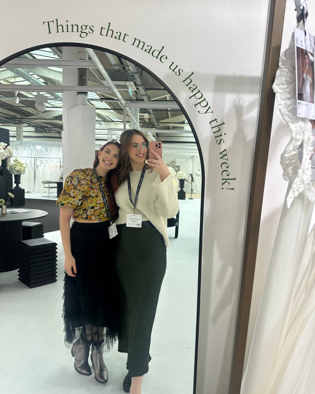 Things that have made us happy this week!❣️
We have had a bit of a whirlwind kind of week. From bridal appointments to a weekend in London but it has been full of highlights.