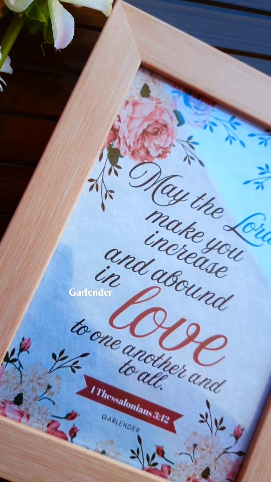 Bible Verse Frames in Pastel Shades
Grey, Light wood grain, light peach
Size: 5x7 Inch
Book now for Bulk order at Garlender
Ph: 9655900333
#garlender
#bibleverse
#gifts
#christiansinindia