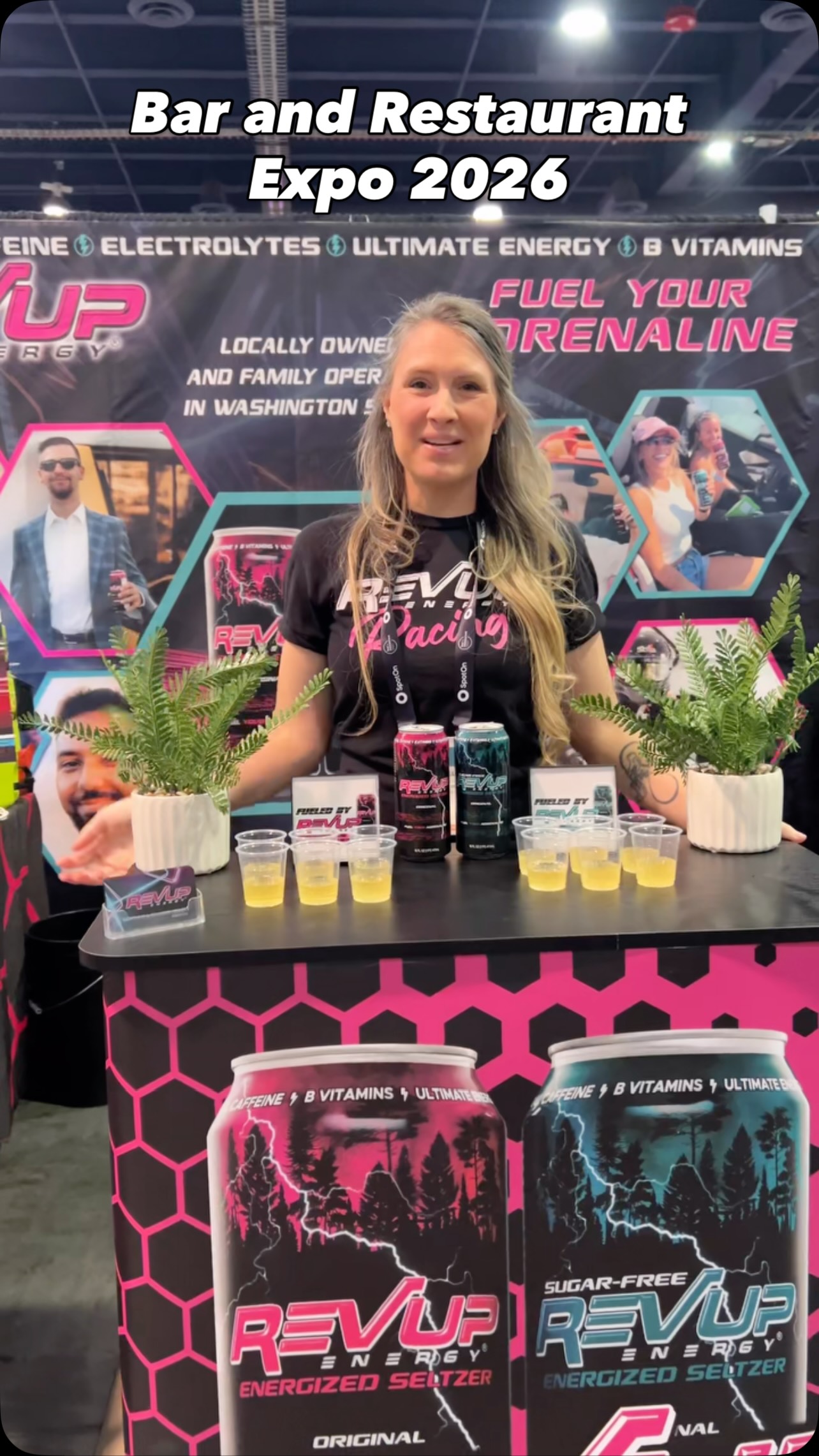 Come see us today @barandrestaurantexpo ! Samples on deck! Help support the Dream! 🙏
#revupenergy #barandrestaurantexpo #newproduct #healthy #supportlocal