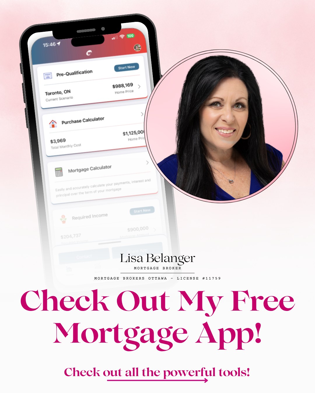 Check out my free mortgage app! 🏡
It includes everything you need to estimate your home ownership costs, and includes a ton of powerful tools!
Use this to get some quick information, but if you're ever curious about the details you can reach out to me.
You can reach me at (613) 219-0414 or lisab@mortgagebrokersottawa.com
Download the app from the link in my bio!
#mortgagebroker #mortgage #realestate #ottawa #tips