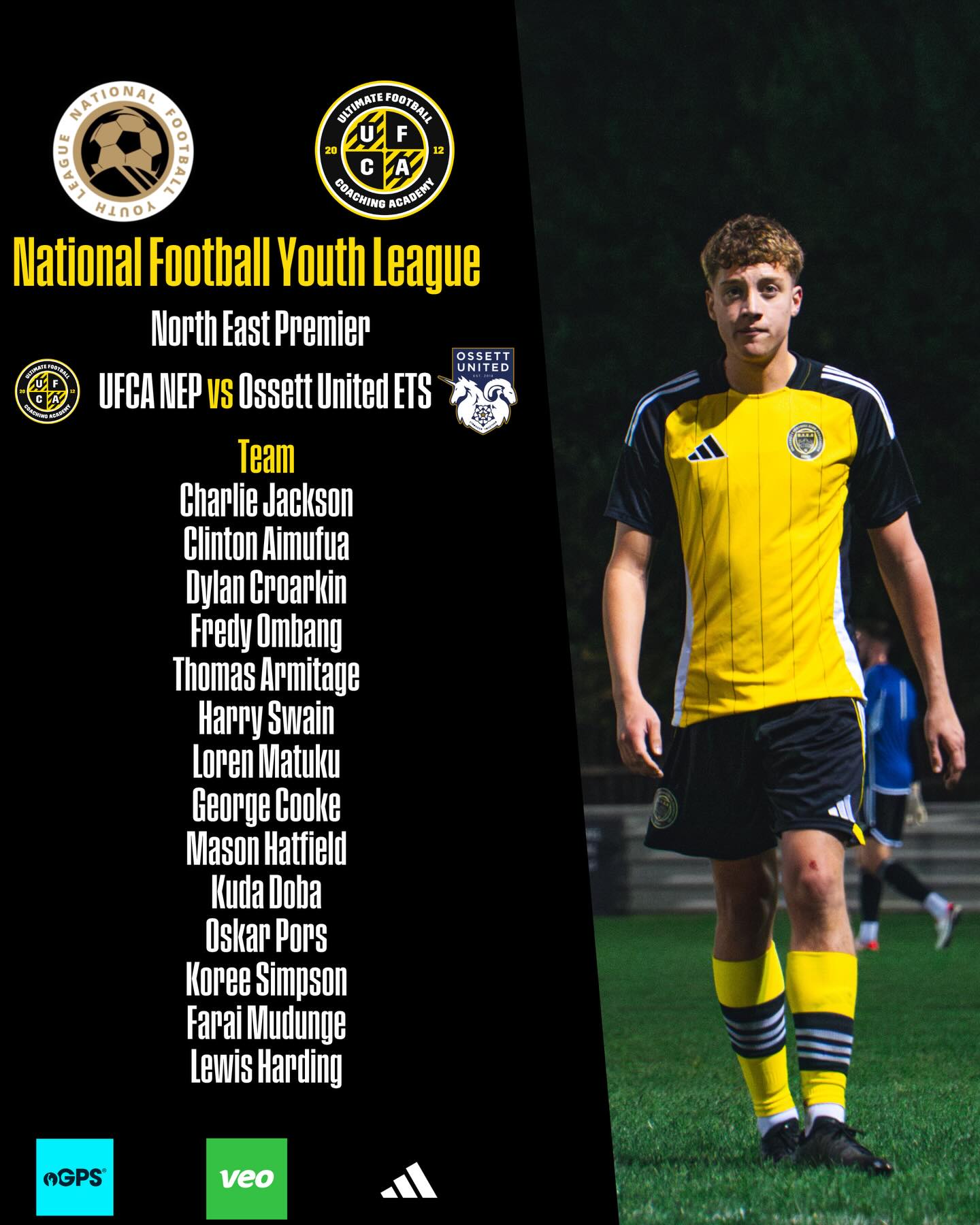 6️⃣ fixtures for #UFCAScholars, in what is another incredibly busy Wednesday across both the @nationalfootballyouthleague and ECFA.
- NEP face Ossett United in their final league fixture of the season
- NCC travel to Nottingham to face Steven Gerrard Academy
- Our ND1 Blacks, NEC and Whites host Holbeach, Middlesbrough and Calderdale College
- Our ND1 Yellows make the long trip to UCLAN Sports Arena to face Macclesfield International.
Live updates to follow 🎥