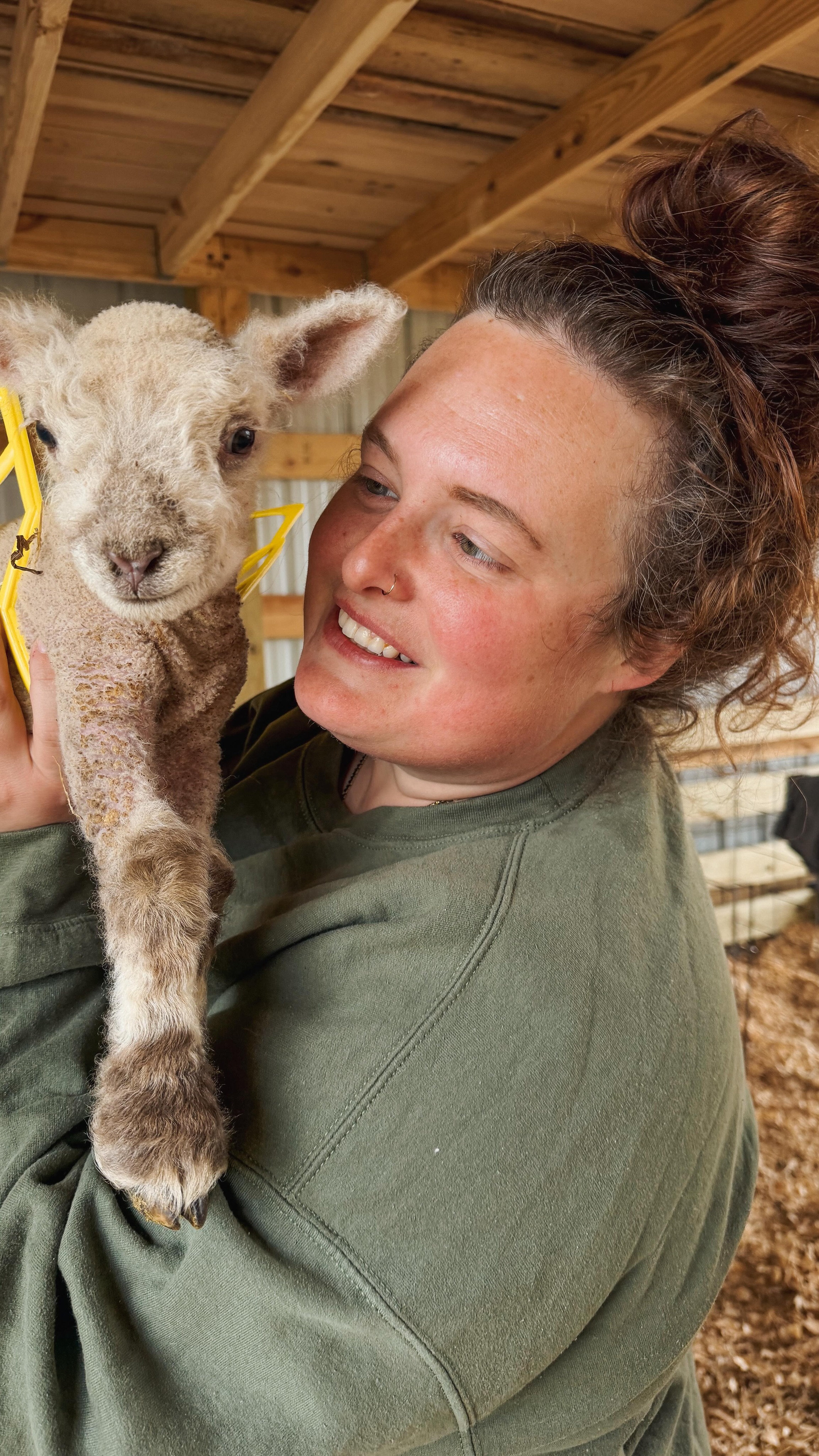 Living my 10 year old self’s dream. 🥹🤎🐑 #farm #homestead #sheep #farmlife