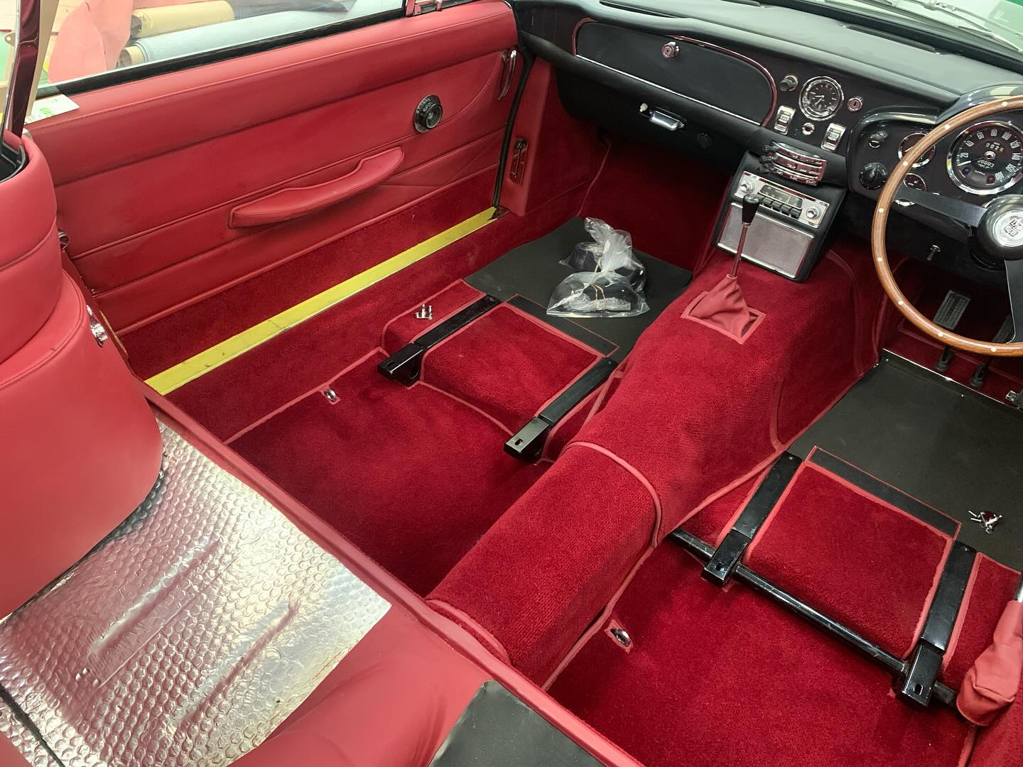 Our Aston Martin DB6 Volante restoration has moved on well over the winter, soon be ready for testing #Astonmartin #DB6 #Volante #classicastonmartin