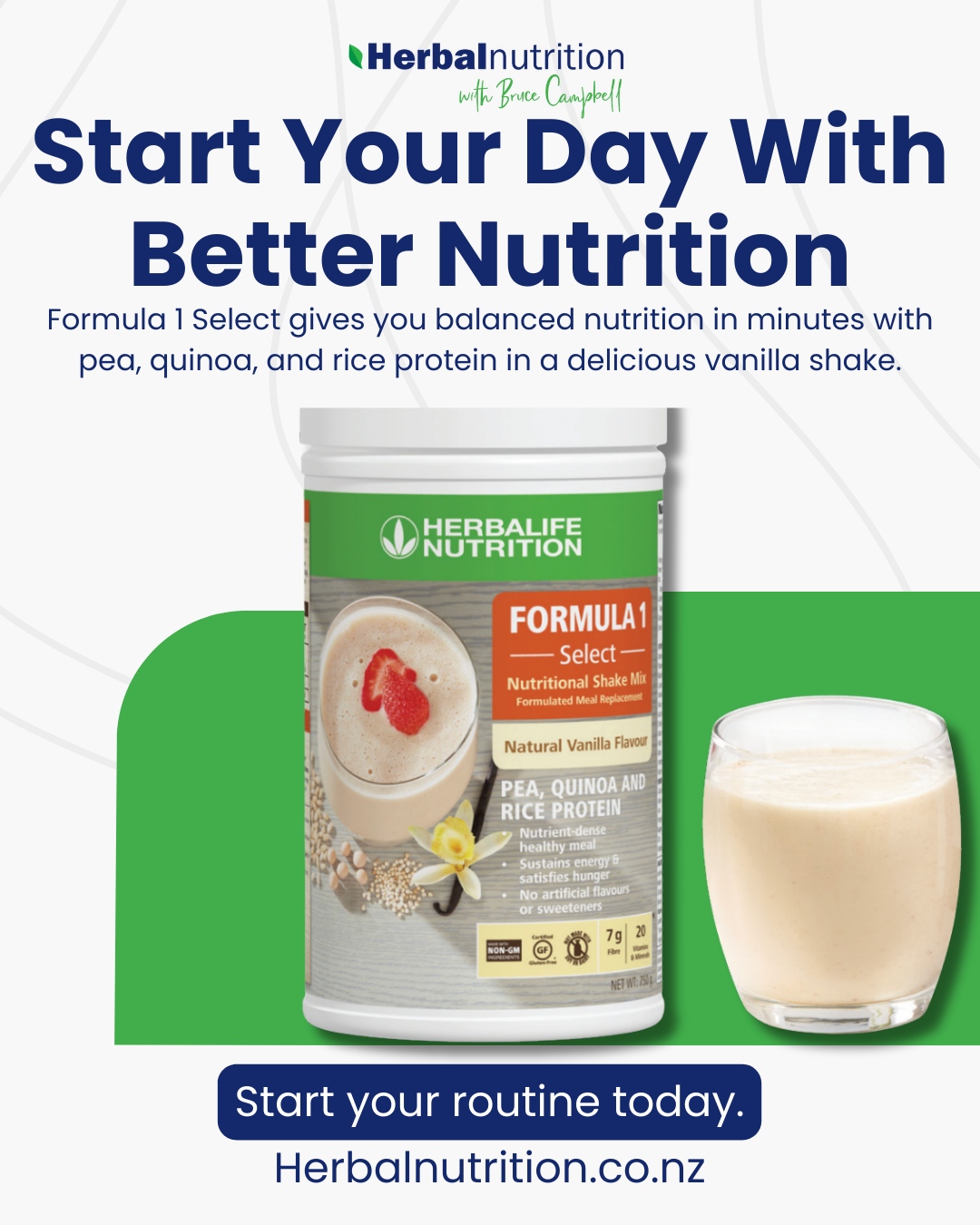 Some mornings are just busy, and preparing a full healthy meal is not always easy. That is where a balanced nutrition shake can really help. Made with pea, quinoa, and rice protein, this smooth vanilla shake gives your body the nutrients it needs in minutes. It is simple to prepare, tastes great, and fits nicely into a healthy routine. Honestly, it is a convenient option when you want something quick but still nourishing. 🌱🥤
Start building a better morning routine today.
Visit: www.herbalnutrition.co.nz
#nutrition #wellness #shake #plantprotein #healthyliving #fitroutine #newzealand