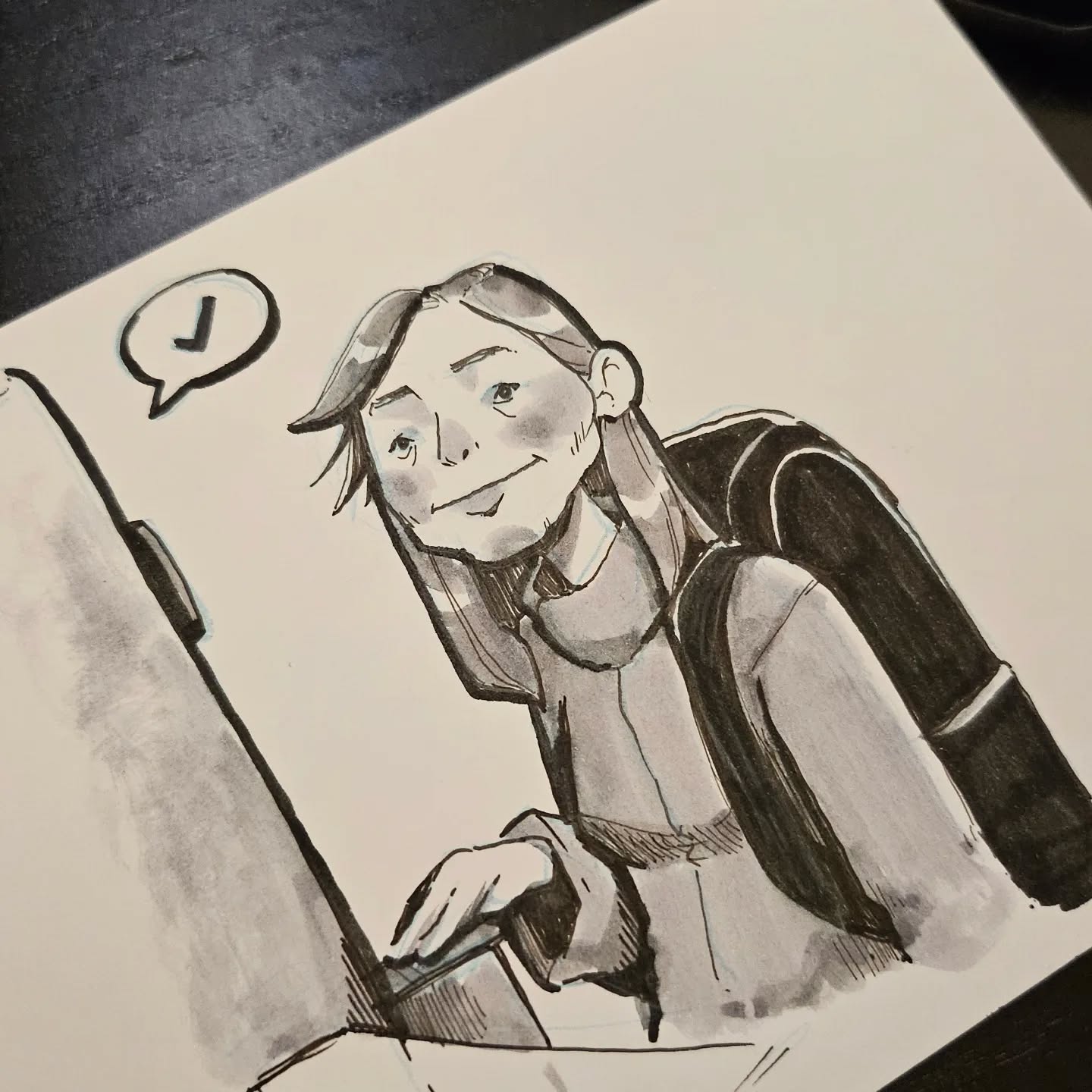 Inktober No. 7: PASSPORT
We're embarking on a three-week camping adventure through Tohoku soon (Northern Honshu, Japan's largest island)! 🇯🇵🏔️ I'm also taking on the "Inktober" challenge, where I'll create a daily drawing based on an official prompt list! 🎨✍️
I'm back from my migraine! So let's talk about passport pictures. I recently got a new passport and the photo looks so bad. I tried to capture what it looks like to me. xD
#Inktober #Inktober2024 #Inktober2024Passport #Inktober52 #InktoberPassport #InktoberChallenge
@inktober