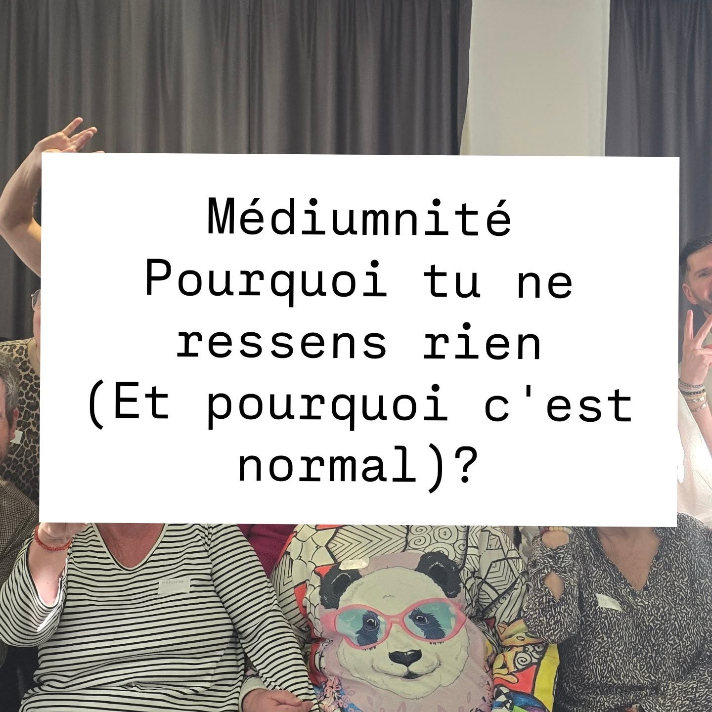 La médiumnité s'apprend et se pratique quelques soient vos perceptions. Au début, on passe tous par cette phase d'apprentissage et au fil des mois, on se rapproche de ceux qui ne sont plus physiquement avec moi mais sont bien là ! Venez nous rejoindre au Cercle pour pratiquer avec un cadre, du serieux, une méthode !
#mediumnité #azraenergies