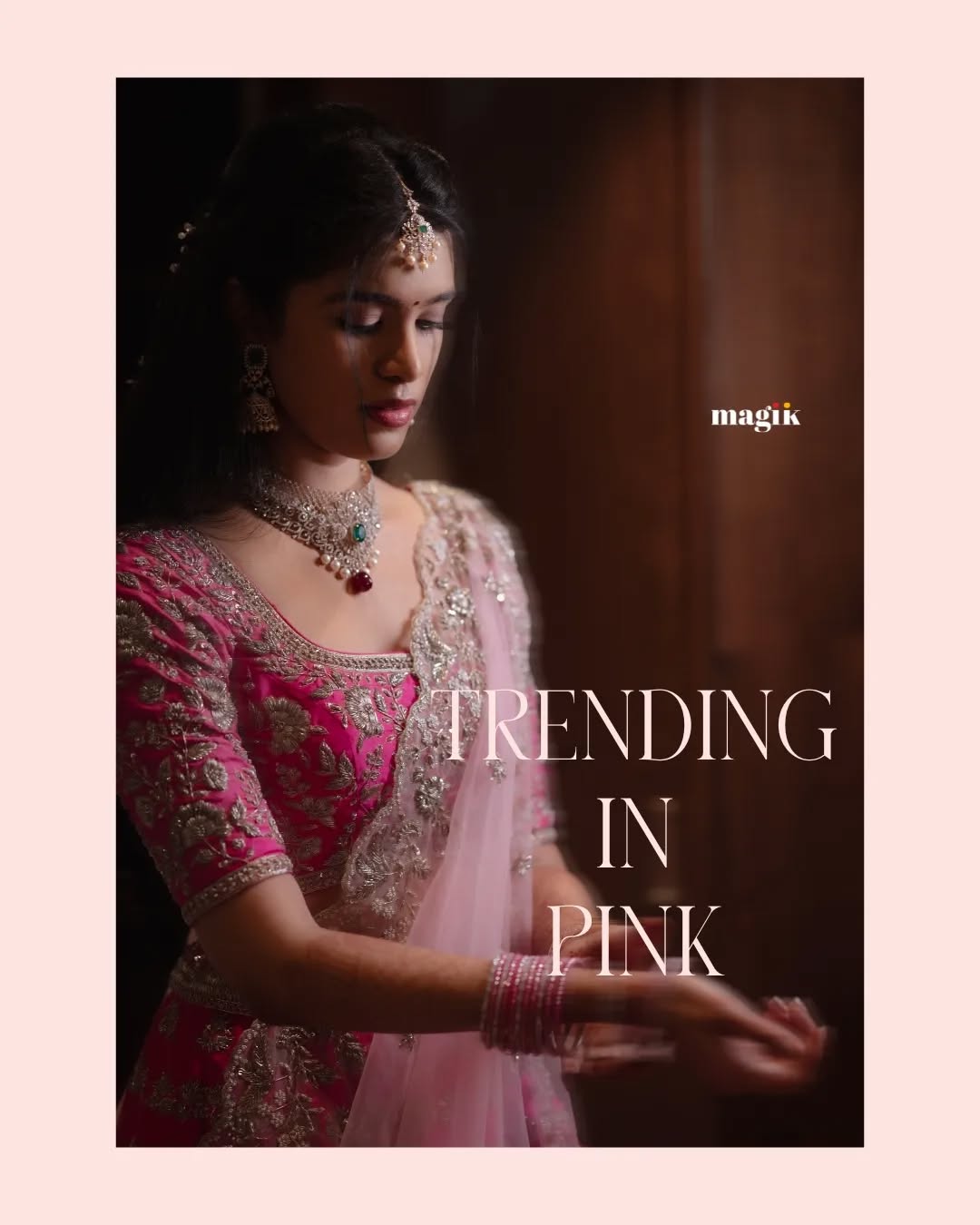 Trending in Pink 🎀
Pink is making waves in 2024, becoming one of the hottest trends for brides! From soft blush tones to vibrant fuchsias, this versatile color is more than just pretty; it's powerful, romantic, and incredibly versatile.
Choosing pink for your wedding palette brings an array of emotions and meanings. Soft pinks convey innocence, sweetness, and grace—perfect for a romantic, fairy-tale wedding✨️ On the other hand, bolder shades like magenta and hot pink add a touch of modernity and confidence, making a statement of empowerment and individuality 🩷
.
.
.
.
.
#2024WeddingTrends #PinkBrides #BlushBride #RomanticWedding #WeddingInspiration #BridalTrends2024 #WeddingPhotography #WeddingVideography #MAGIKWeddings #PinkWeddingDress #BridalFashion #WeddingColors #BridalStyle #LuxuryWedding #PinkWedding #ModernBride #WeddingDetails #BlushingBride #WeddingPlanning #PinkPalette #WeddingDecor #MagikMoments