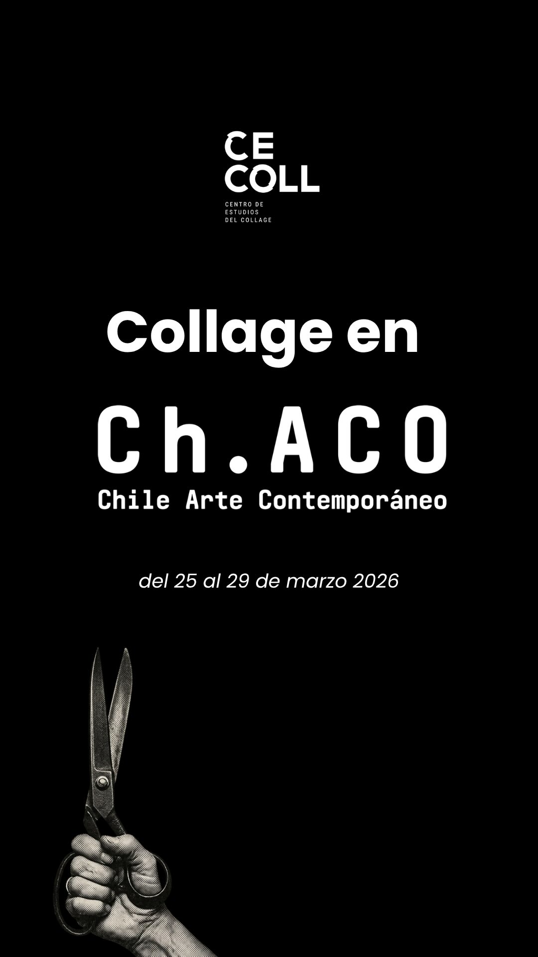 El equipo de CECOLL ✂️✨recorrió los pasillos de Metropolitan Santiago, donde se realiza una nueva edición de la feria de arte contemporáneo Ch.ACO. (@feriachaco) registrando las obras que mantienen vivo el oficio del collage en este panorama imperdible.
Entre más de 250 artistas de 11 países, destacamos el trabajo en papel de: Marianella Bascur, Claudio Herrera, Ana Calquín y Sebastian Maquieira.
#cecoll #collage