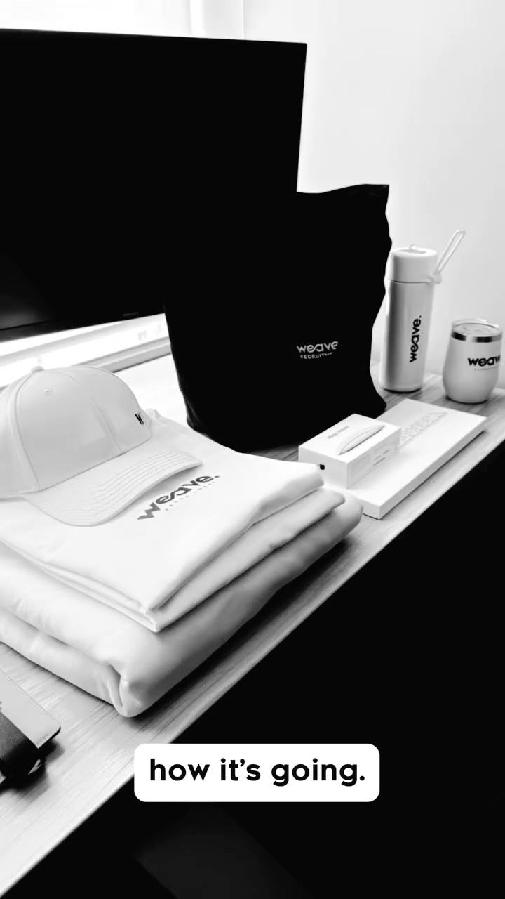 Coming up to a year of weave. Recruitment.
Built with intent from day one.
Brand. Presence. Detail.
The look. The feel. The way we show up.
Now it’s starting to compound.
How it started vs how it’s going.
Still early. Still building.
we’ve got you.