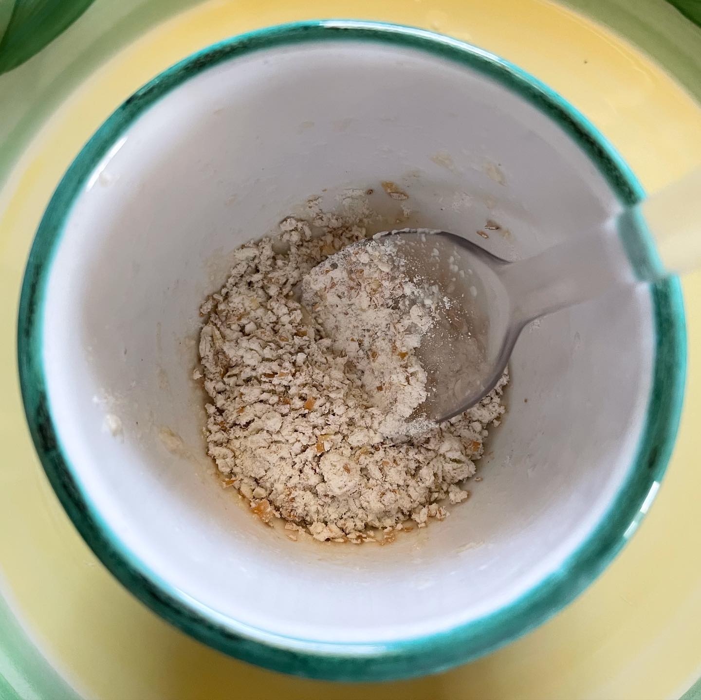 My Tropea Kitchen: Reviving my Sourdough Starter Day 1: take 1/2 tsp dried starter, add 1 tsp water, leave to rehydrate for 1 hour. Add 1 tsp strong bread flour, stir vigorously, cover and leave for 24 hours #sourdoughstarter #revivingsourdoughstarter #lievitomadre #sourdough #mytropeakitchen #bakingbread #sourdoughbread