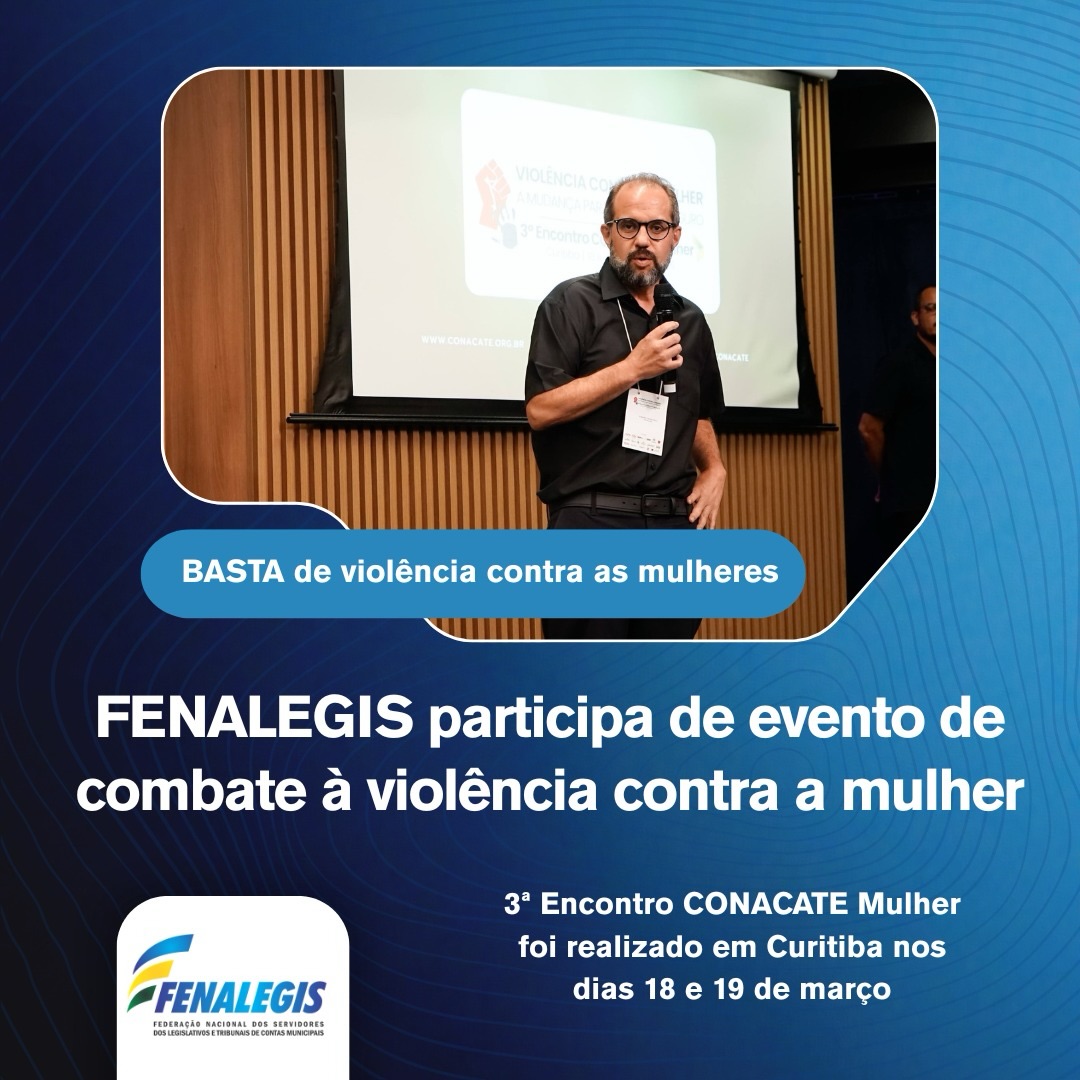O presidente da FENALEGIS, Eduardo Carrion, participou dos dois dias do “3º Encontro CONACATE Mulher - Violência Contra a Mulher - A mudança para um futuro seguro”. Realizado em Curitiba (PR), o evento contou com homenagens para servidoras públicas e paineis temáticos.
“Eventos como estes são muito importantes para ajudar a mudar a cabeça dos homens e, assim, a realidade. Afinal, quem pratica a violência contra as mulheres, na maioria das vezes, são os homens. A cada edição que eu participo, saio mais consciente e tenho certeza que outros homens também”, afirma Carrion.
.
.
#fenalegis #violenciacontramulher