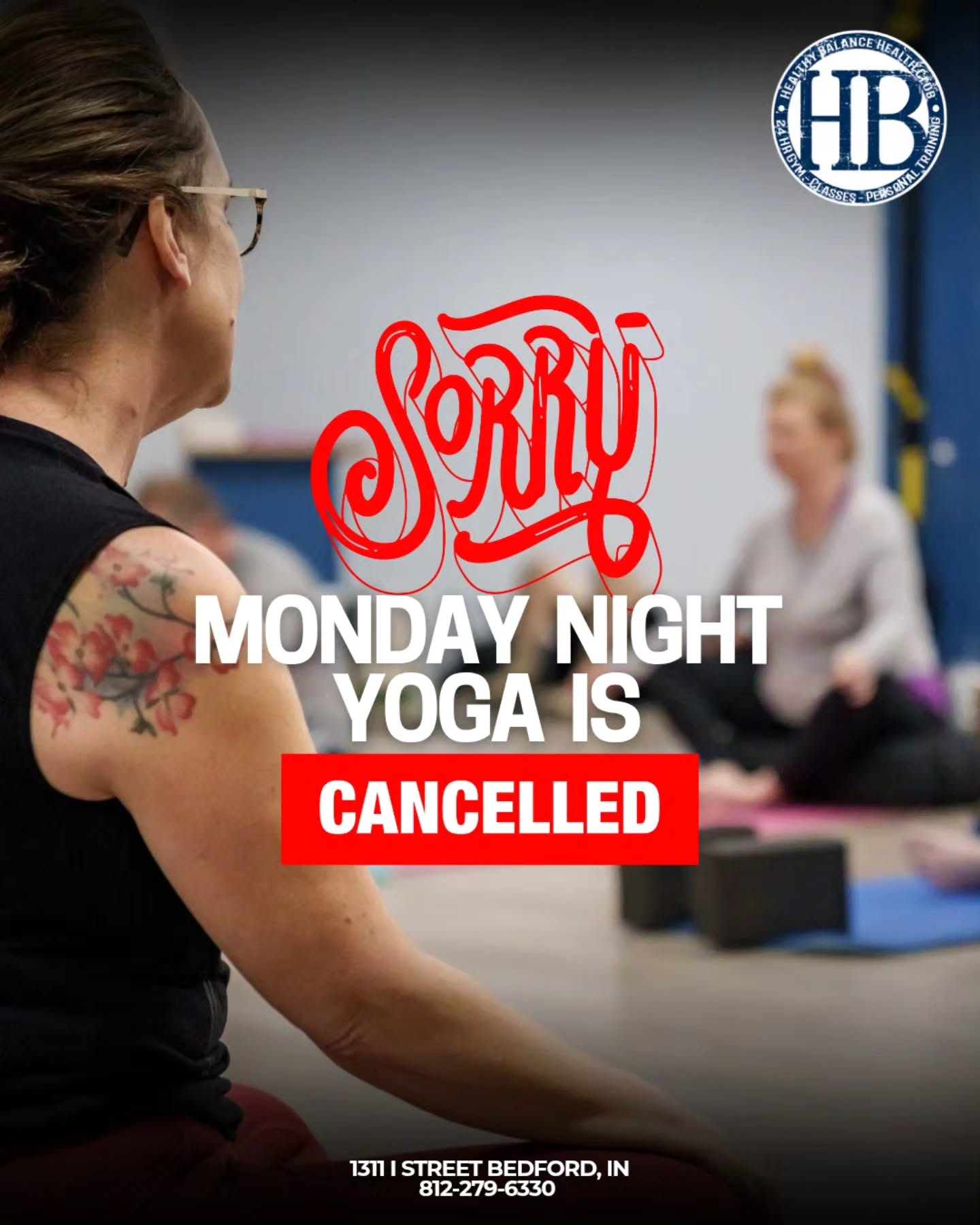 Hey, Healthy Balance community! Just a quick heads-up regarding our schedule for tonight.
Tonight’s Yoga session (Monday, March 30th) is officially canceled. We apologize for the short notice and any inconvenience this may cause to your Monday routine. We know how much you look forward to finding your zen at the start of the week!
A Few Reminders:
Next Class: We will be back on the mats next week at our usual time!
Stay Active: While we can't meet in person, we encourage you to take 15 minutes tonight for some light stretching or meditation at home.
Stay mindful and stay healthy! See you all very soon.
#HealthyBalance #YogaUpdate #MindfulMonday #CommunityWellness