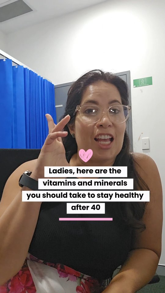 Some vitamins and minerals are always good for perimenopause 😁